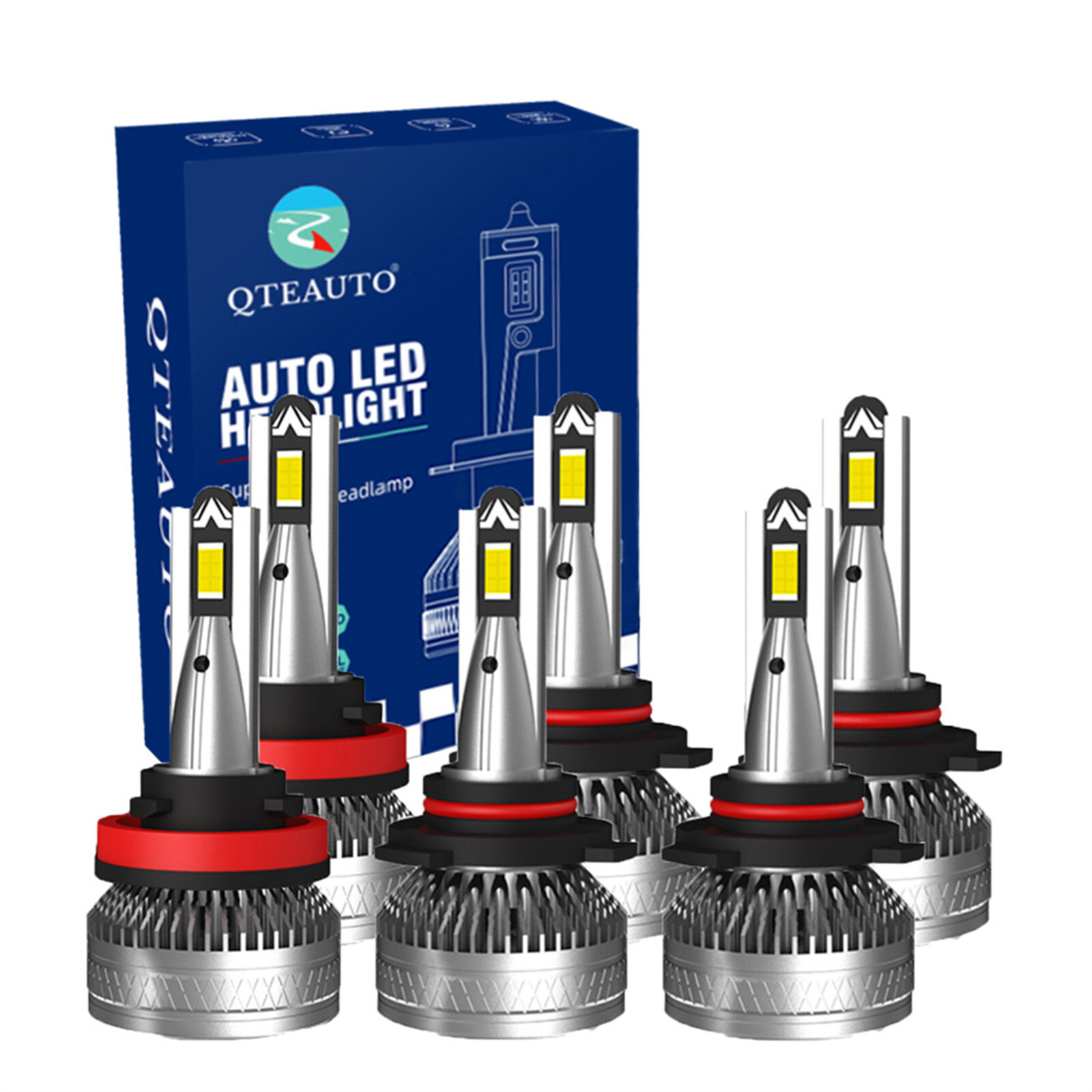 9005/HB3/H10 H8/H9/H11 LED Bulb Super Bright Daytime Running High Beam Fog Light