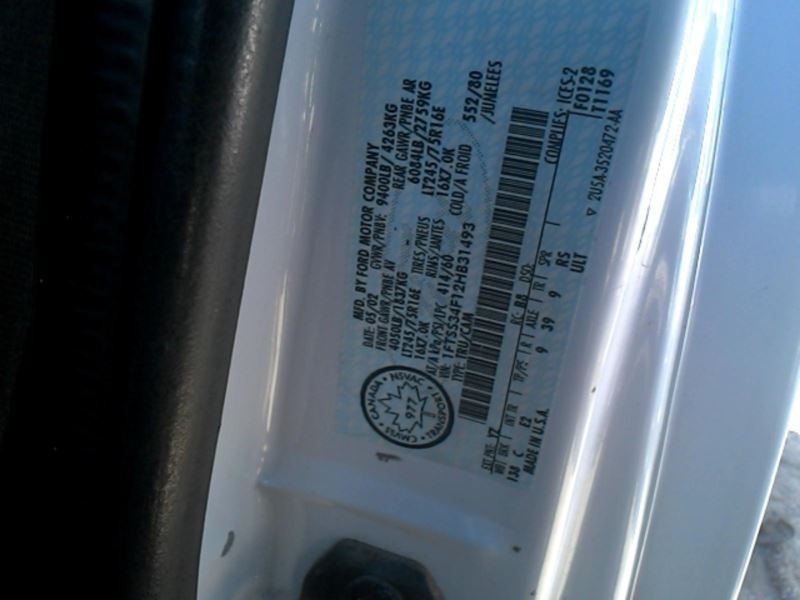 Driver Left Tail Light Fits 95-04 FORD E150 VAN 54940