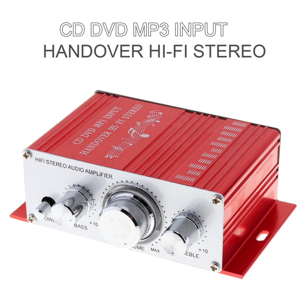Stereo Amplifier 2 Channels 4 – 16Ω Support CD / DVD / MP3 Input Hi-Fi