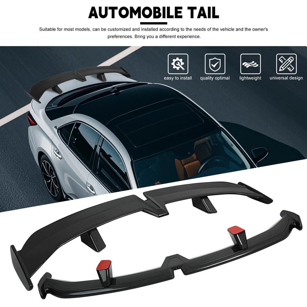 For Dodge Dart 2013-2016 54″ PRO Style Rear Trunk Wing Spoiler ABS Matte Black