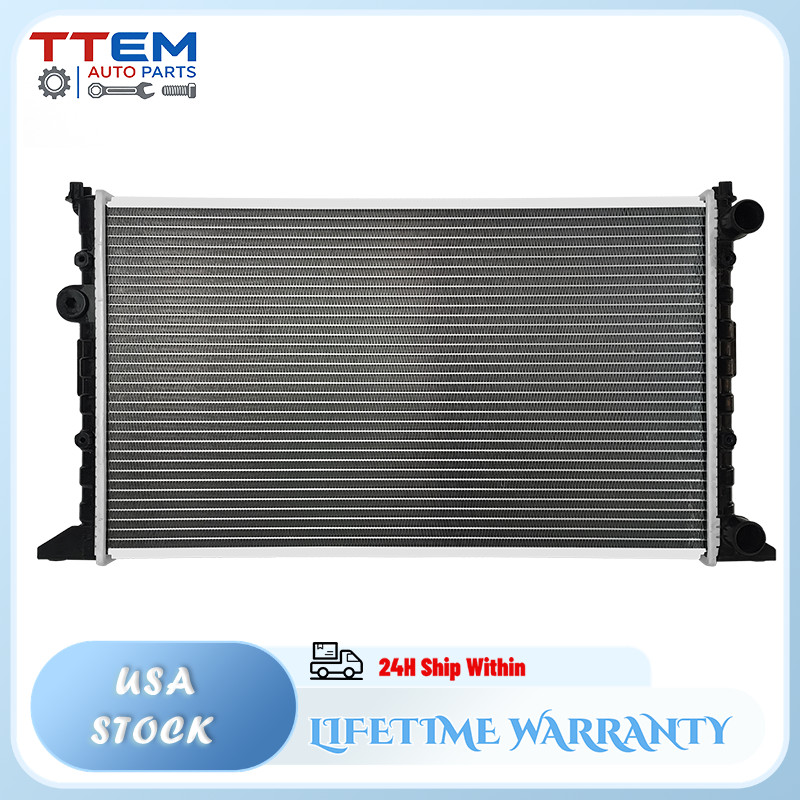 1557 Aluminum Core Radiator Fit 1993-1999 Volkswagen Cabrio Golf Jetta 1.9L 2.0L