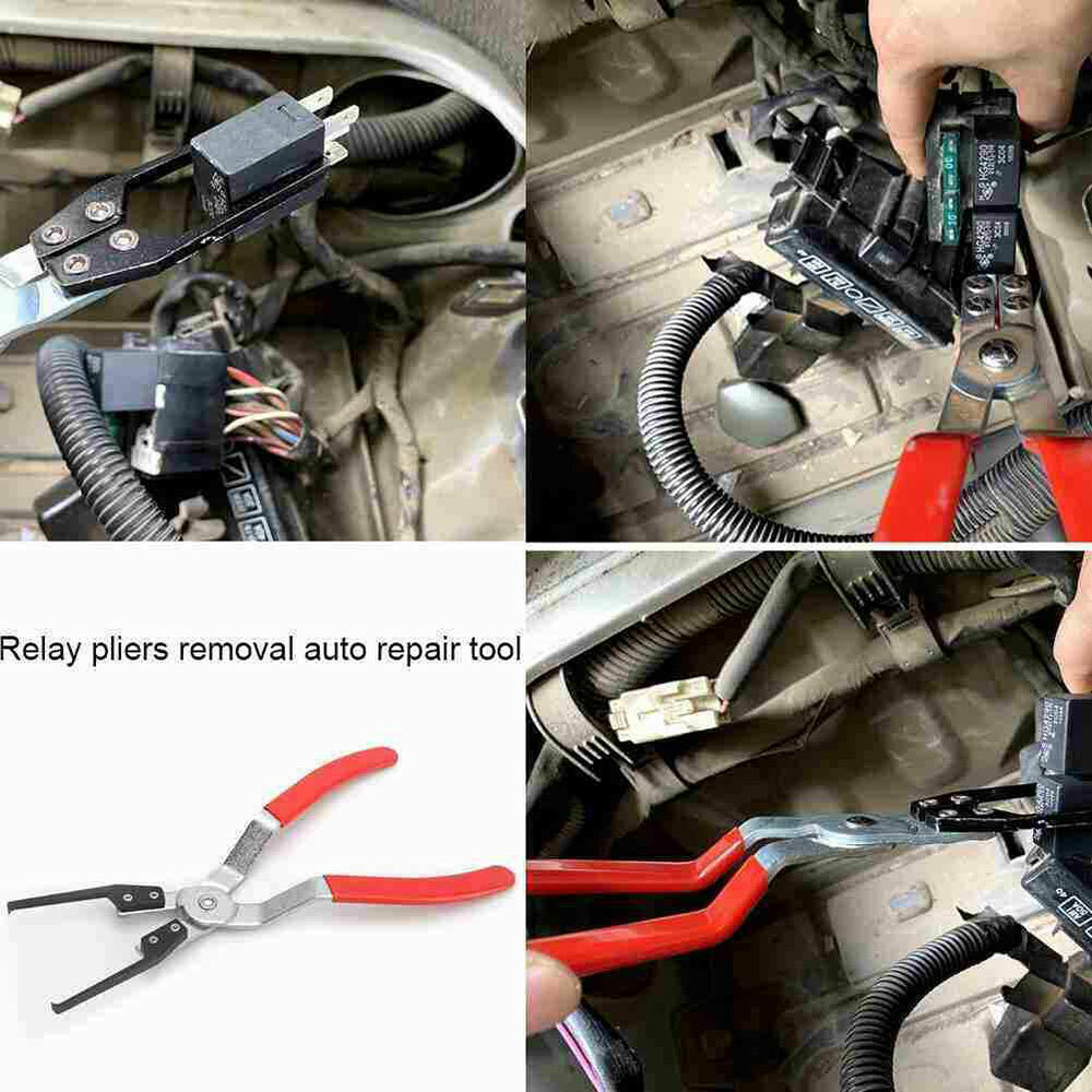 Universal Automotive Relay Disassembly Clamp Fuse Puller Car Remover Pliers C I