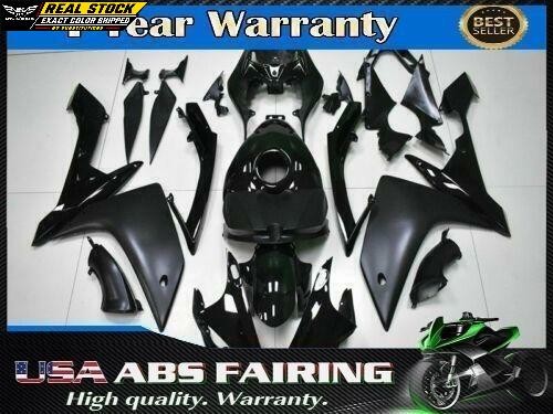 Glossy Matte Black Fairing Fit for Yamaha 2007 2008 YZF R1 Injection Kit NTB