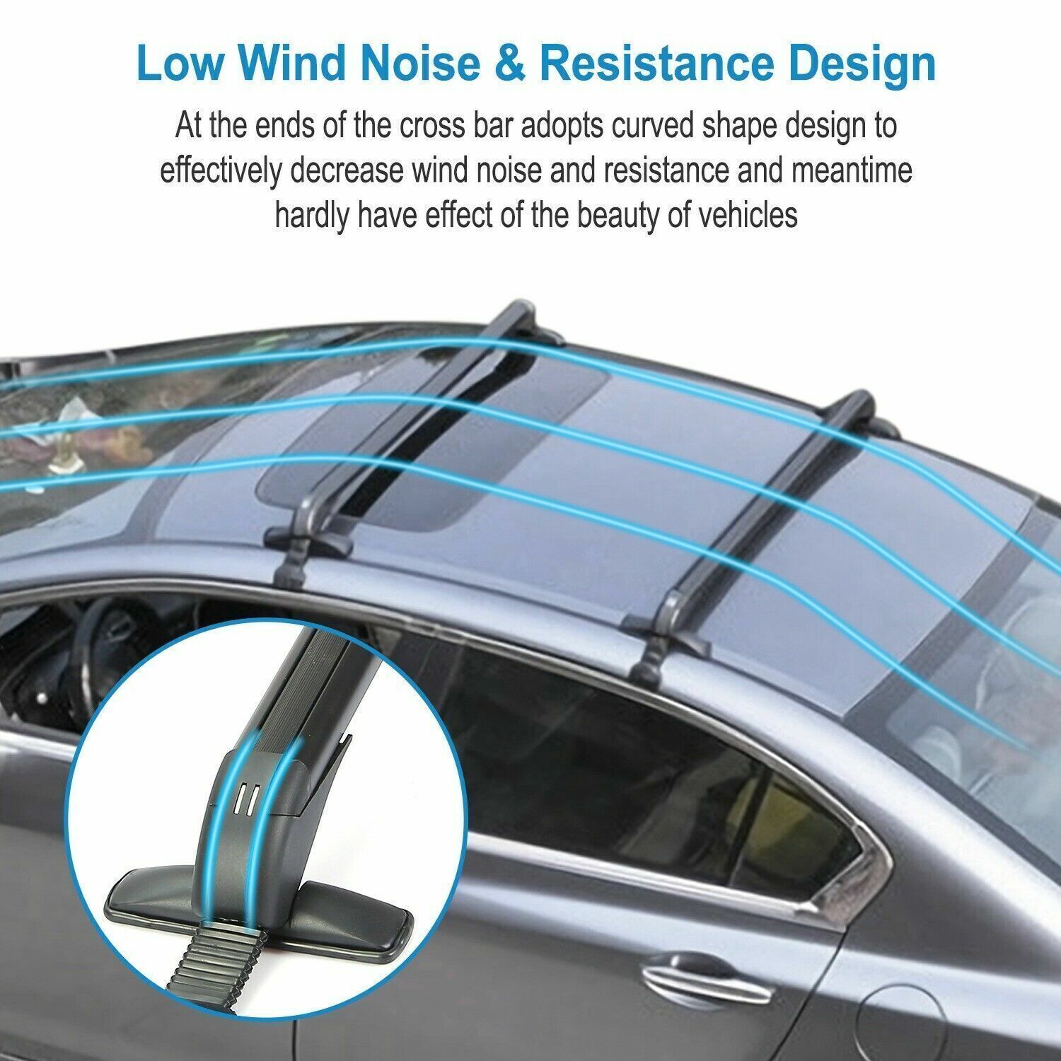 For Lexus CT200h 2011-2017 41.3” Top Roof Rack Cross Bar Luggage Cargo Carrier