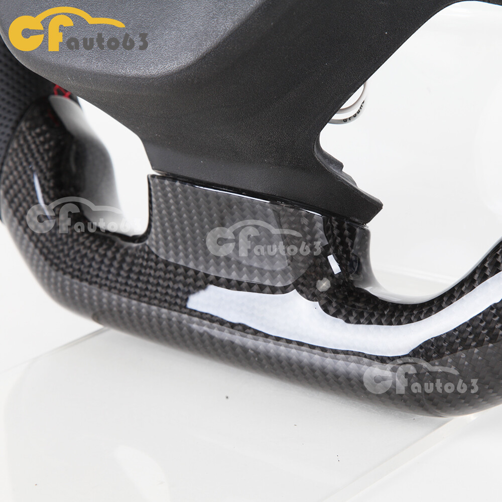 Real Carbon Fiber LED Sport Steering Wheel For Chevrolet Corvette C7 2014-2019
