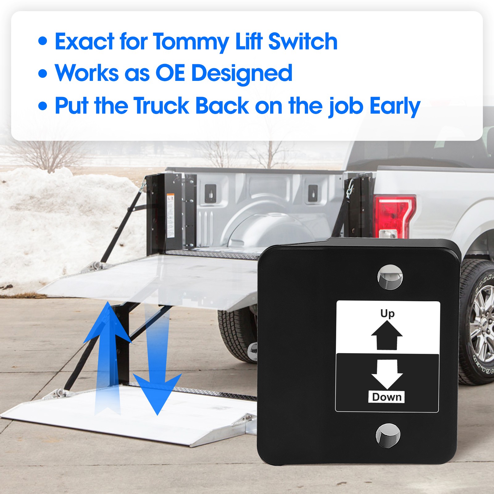 80000429 80000425 80001431 Switch Liftgate Truck Toggle Switch for Waltco New