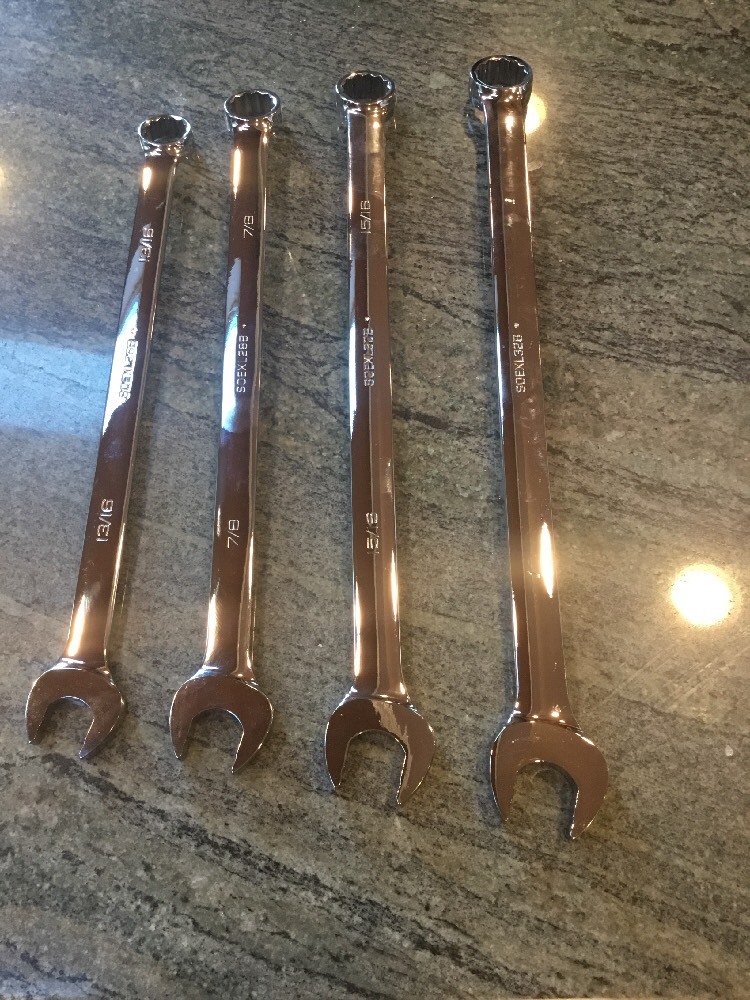 Snap On 13/16,7/8.15/16,1, long flank drive plus soexl26b,28b,30b,32b