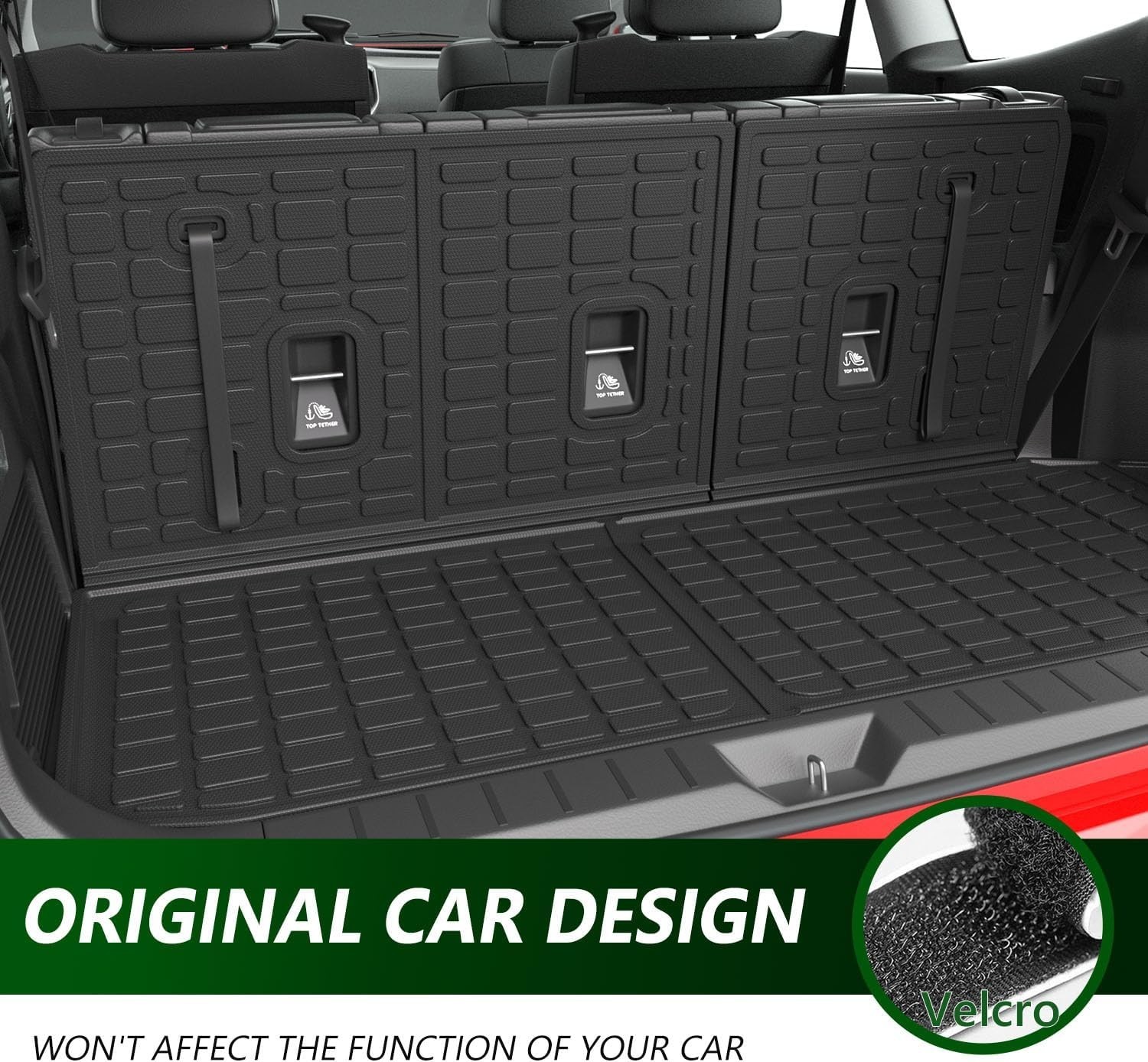 For 2019-2024 Subaru Ascent 7&8 Seats Floor Mat Trunk Backrest Mat Cargo Liners