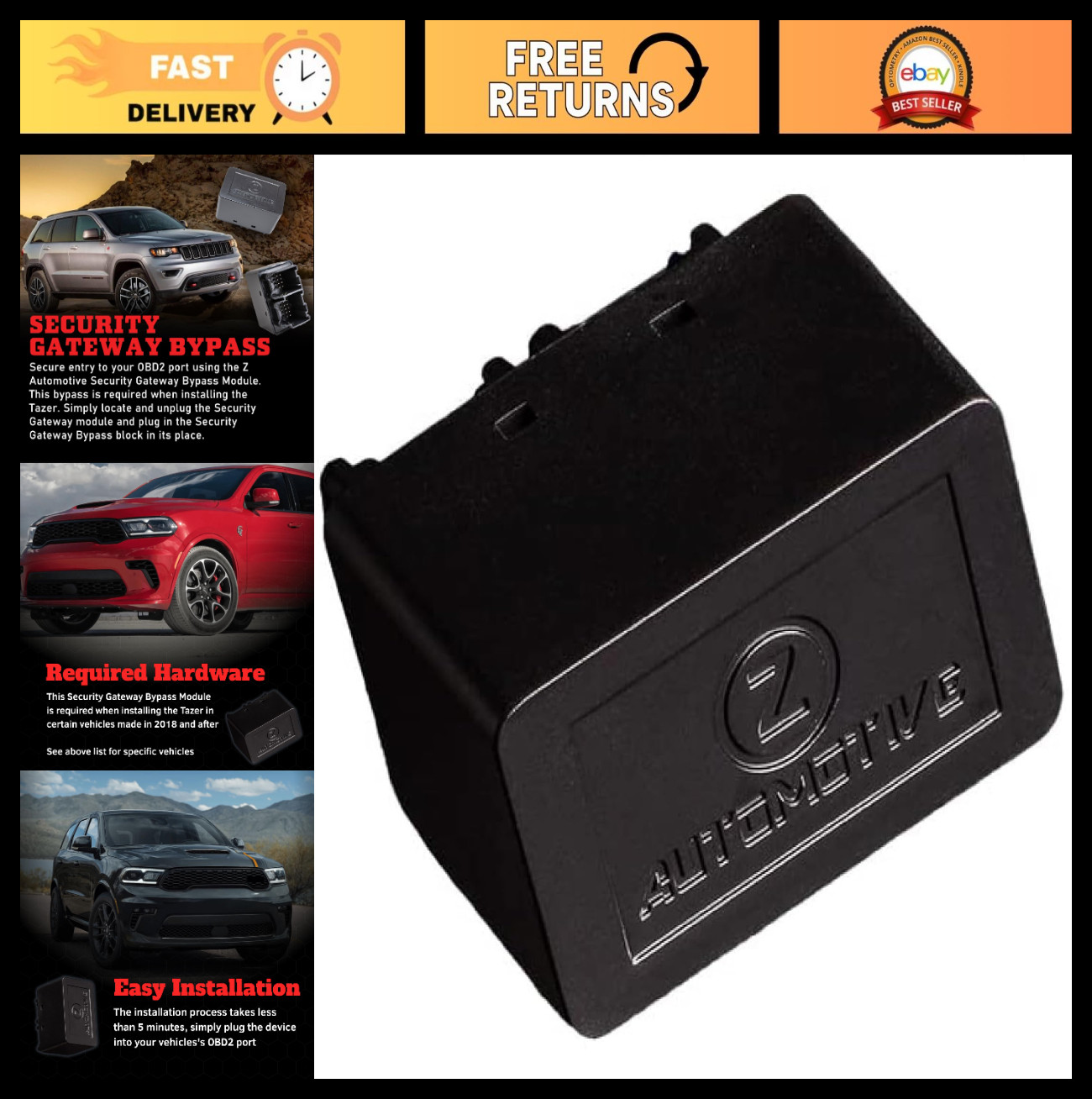 Automotive Security Gateway Bypass Module for 2018-2023 Durango & 2018-2022 Gran