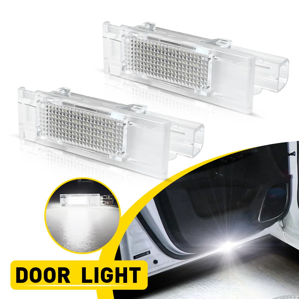Fits Alfa Romeo Stelvio 2017-22 Clear White Door Courtesy Lights Pair 68163956AA