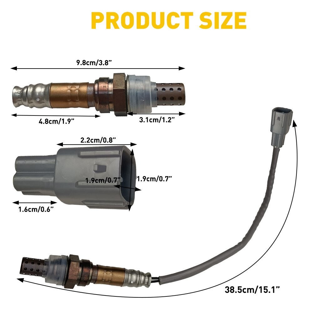 2X Oxygen O2 Sensor Upstream or Downstream Fits For Toyota Lexus SG368,250-24360