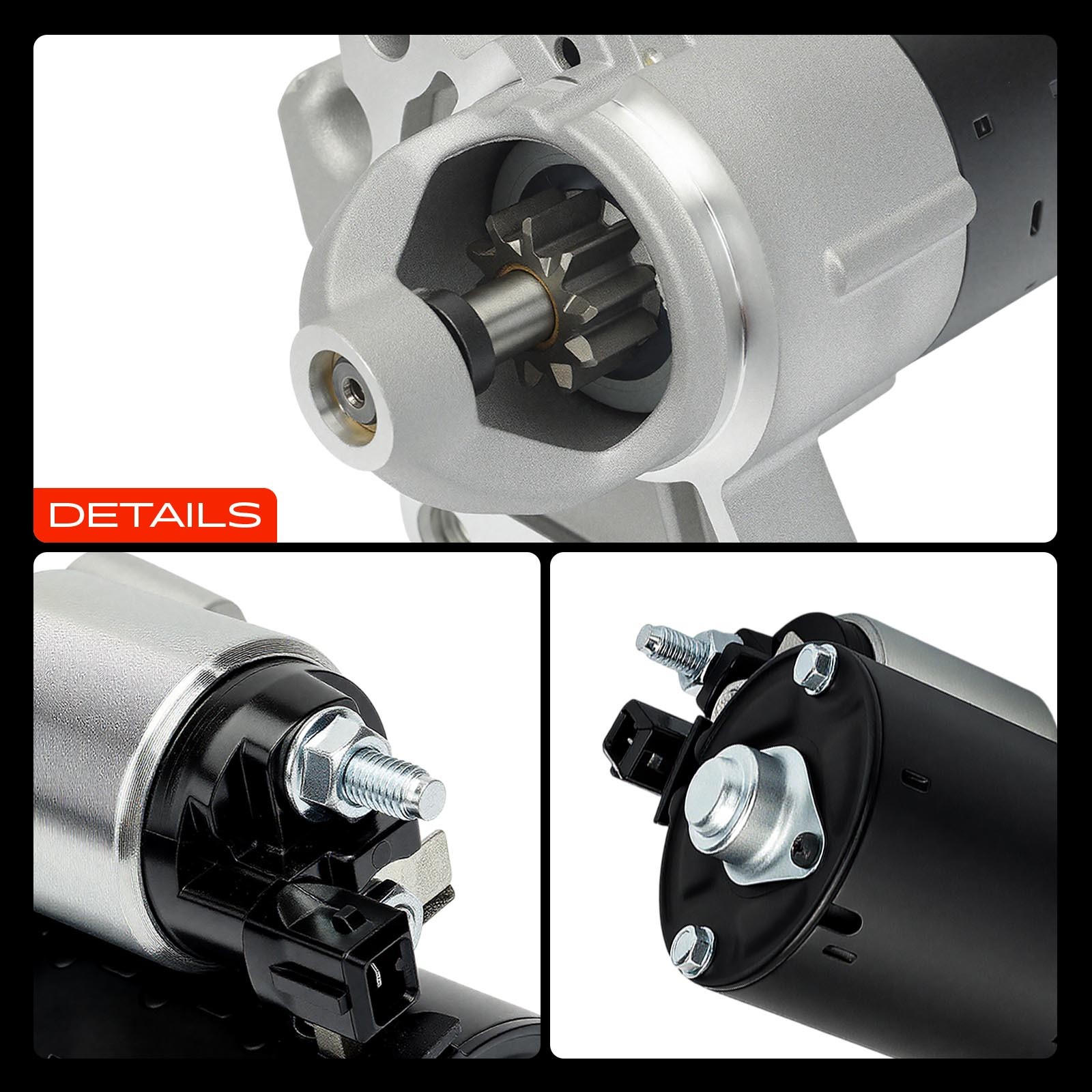 Starter Motor for Mini Cooper 2007-2015 Cooper Paceman L4 1.6L 0.9KW 12V 10T CW