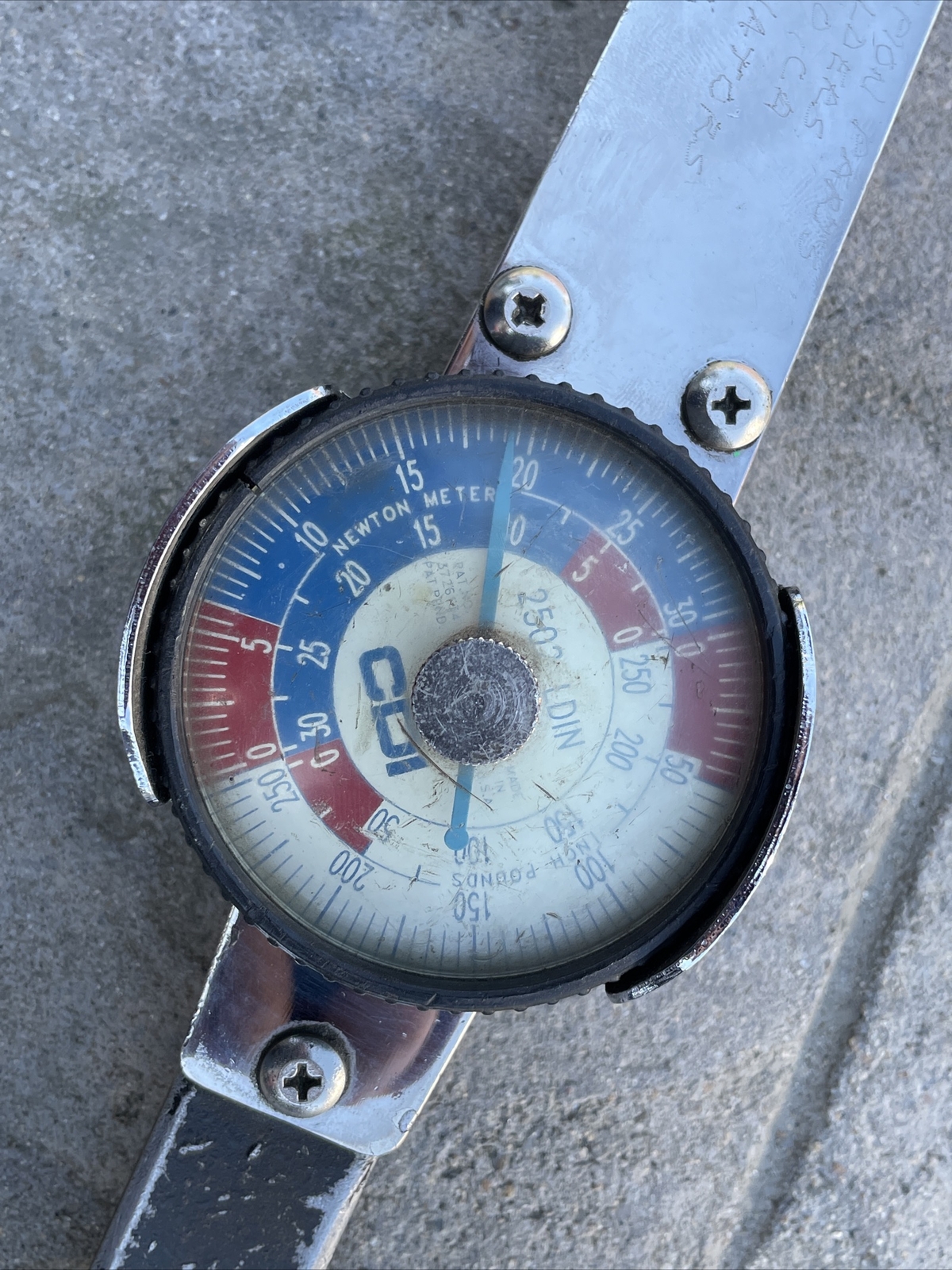 CDI Model 2502 LDIN Torque Meter 3/8 Drive INCH POUNDS,NEWTON METERS