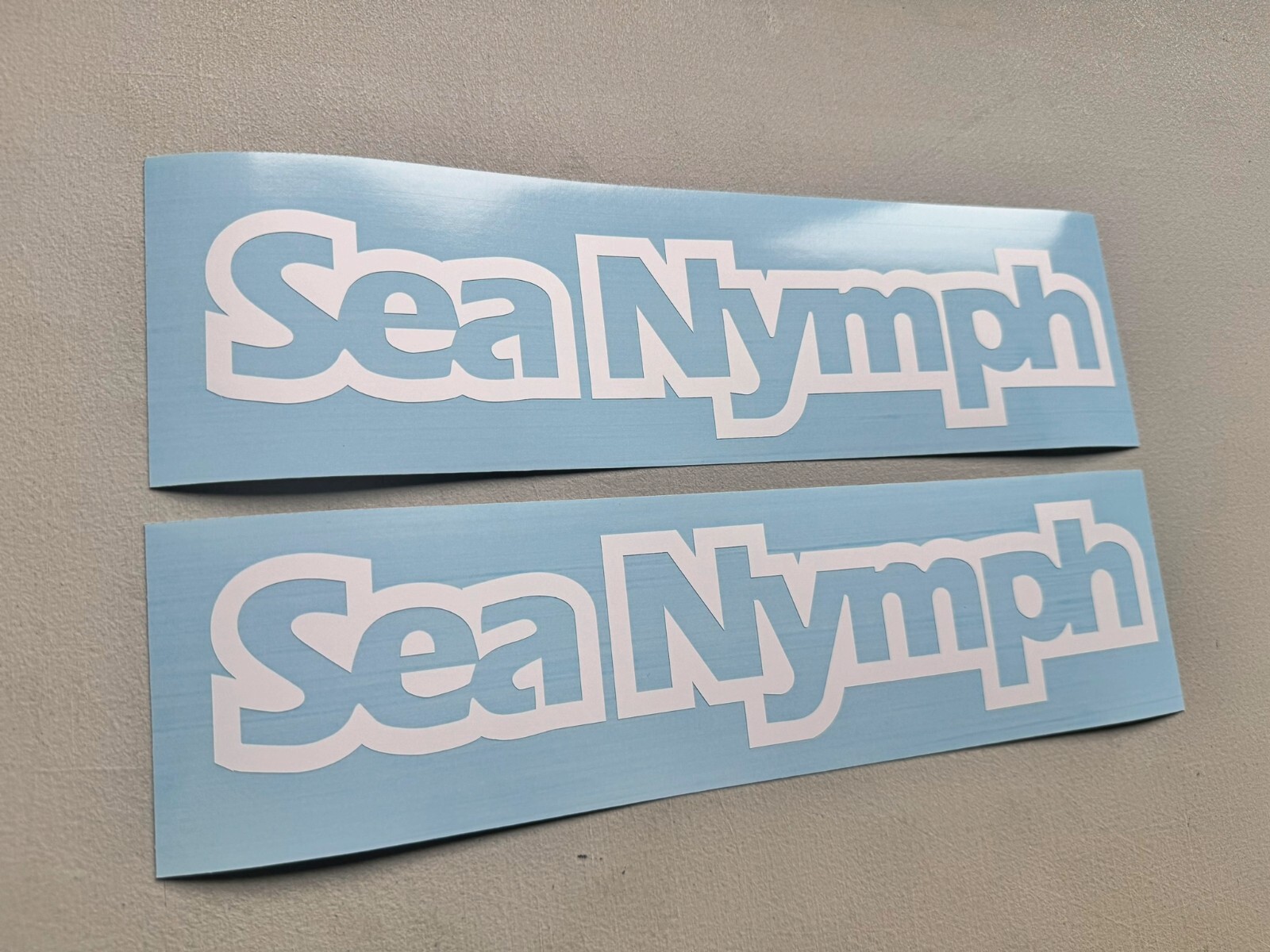 Sea Nymph Boat Decals SET OF 2 Vinyl Decal Stickers