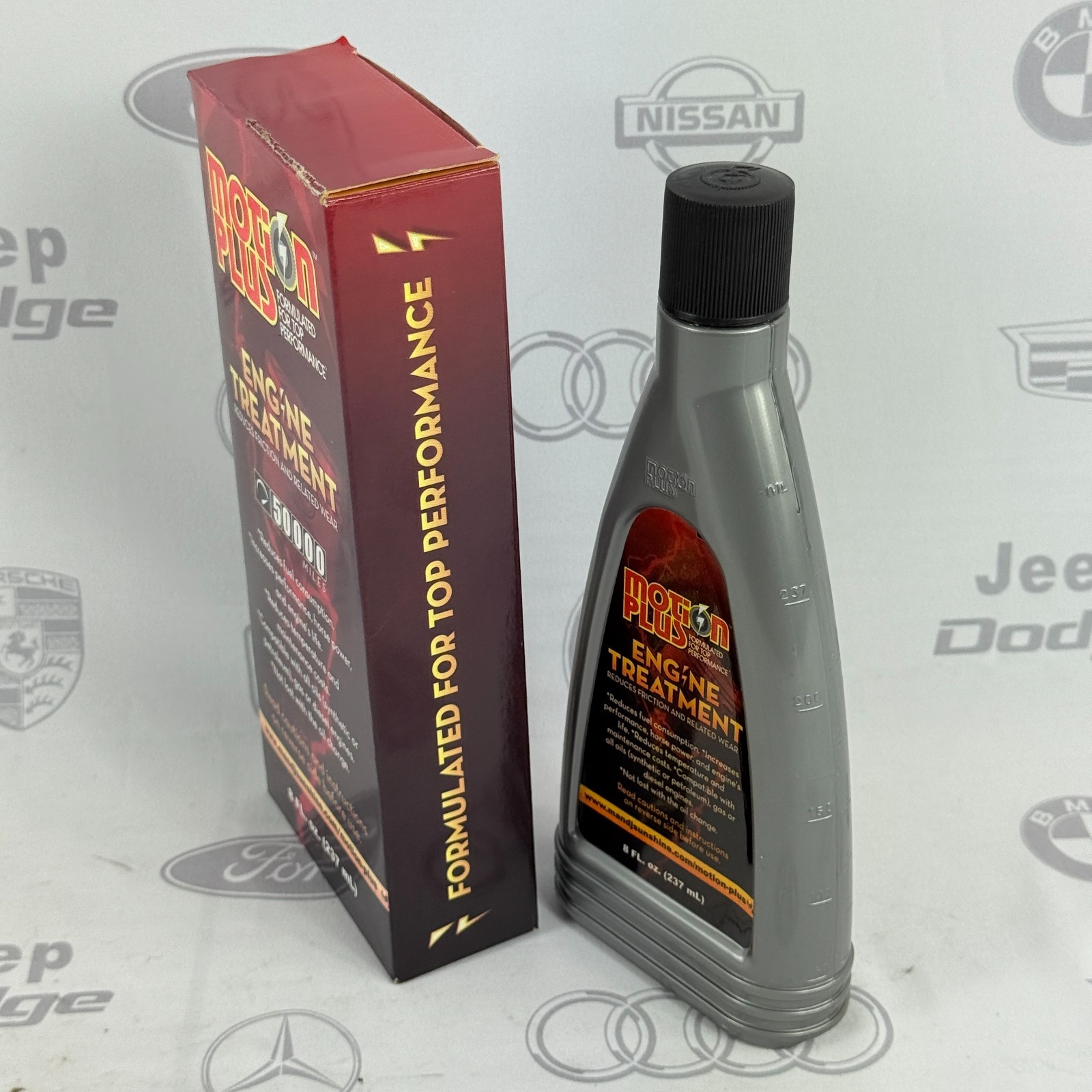 Motion Plus Engine Treatment Reduces Friction, Heat & Wear, Increase Horsepower,