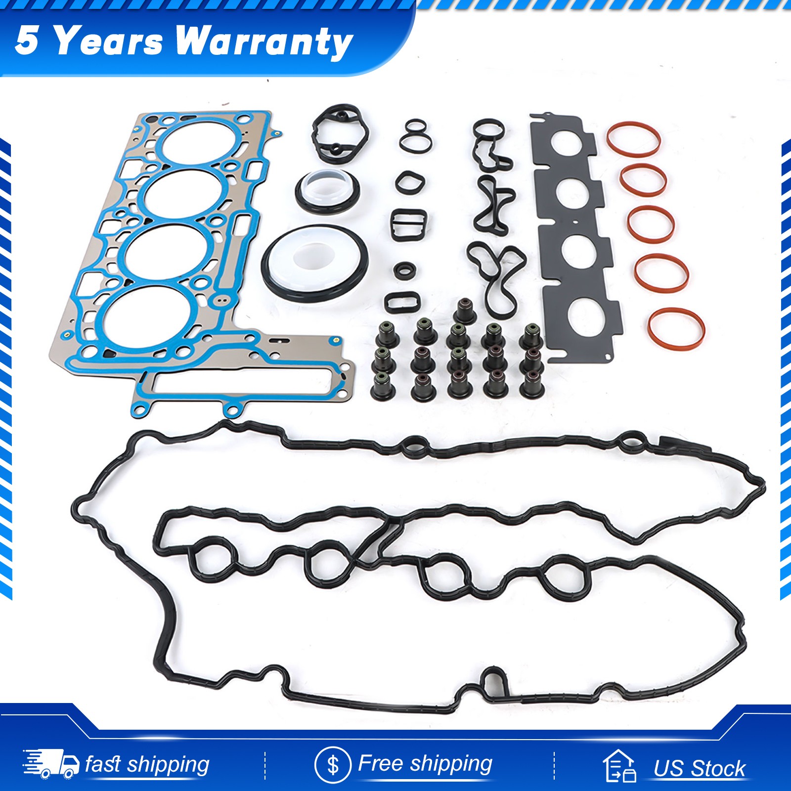 Fits Mini Cooper BMW 330i 430i F30 G20 G30 2.0L Turbo B46 B48 Engine Gasket Kit