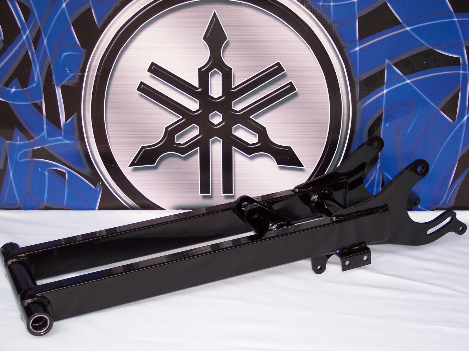 +2 Extended Yamaha WARRIOR or 350 RAPTOR Swingarm Longer Atv Powdercoat Black