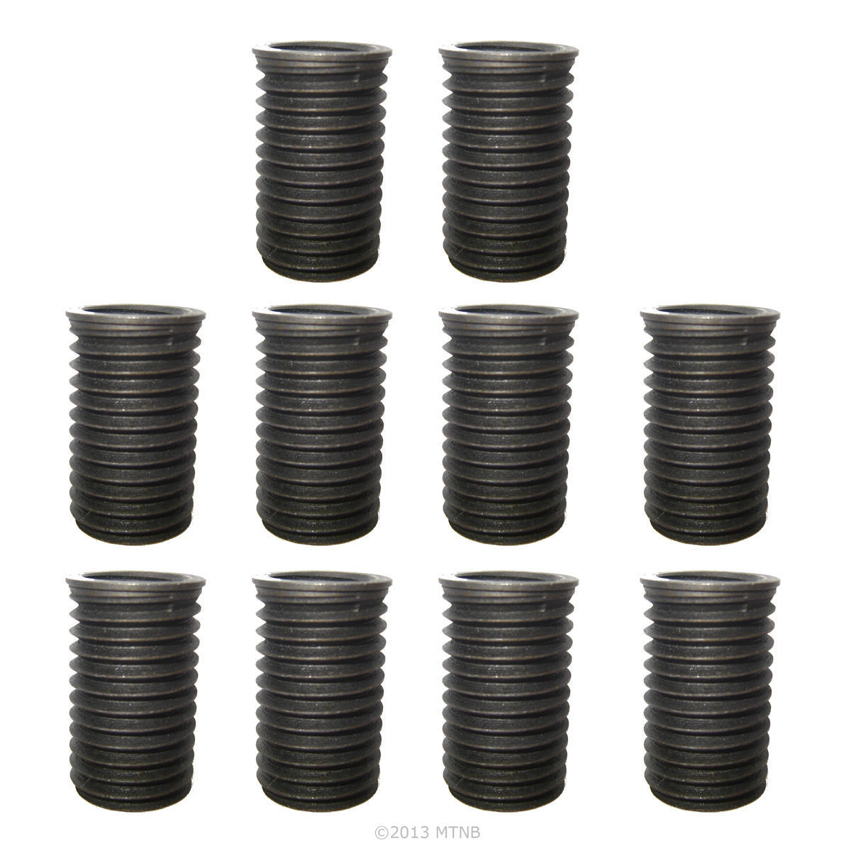 Time-Sert 10129 M10x1.25×25.0 Carbon Steel Honda D16 Head Bolt Insert – 10 Pack