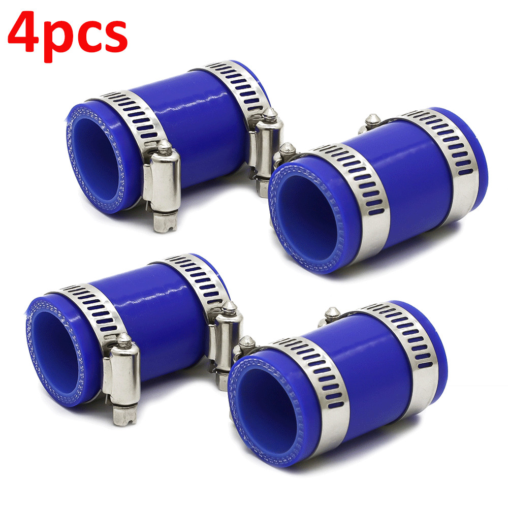 4Pcs For Yamaha Banshee rubber exhaust Duct clamps all years fmf,dg, Factory ATV
