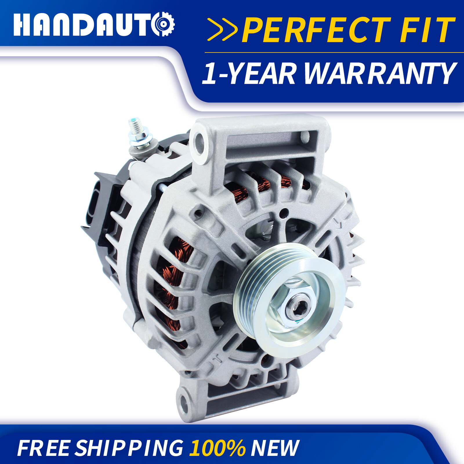 Alternator For Chevy Cobalt Malibu Pontiac G5 Saturn Aura 2.2L 2.4L 2008-2012