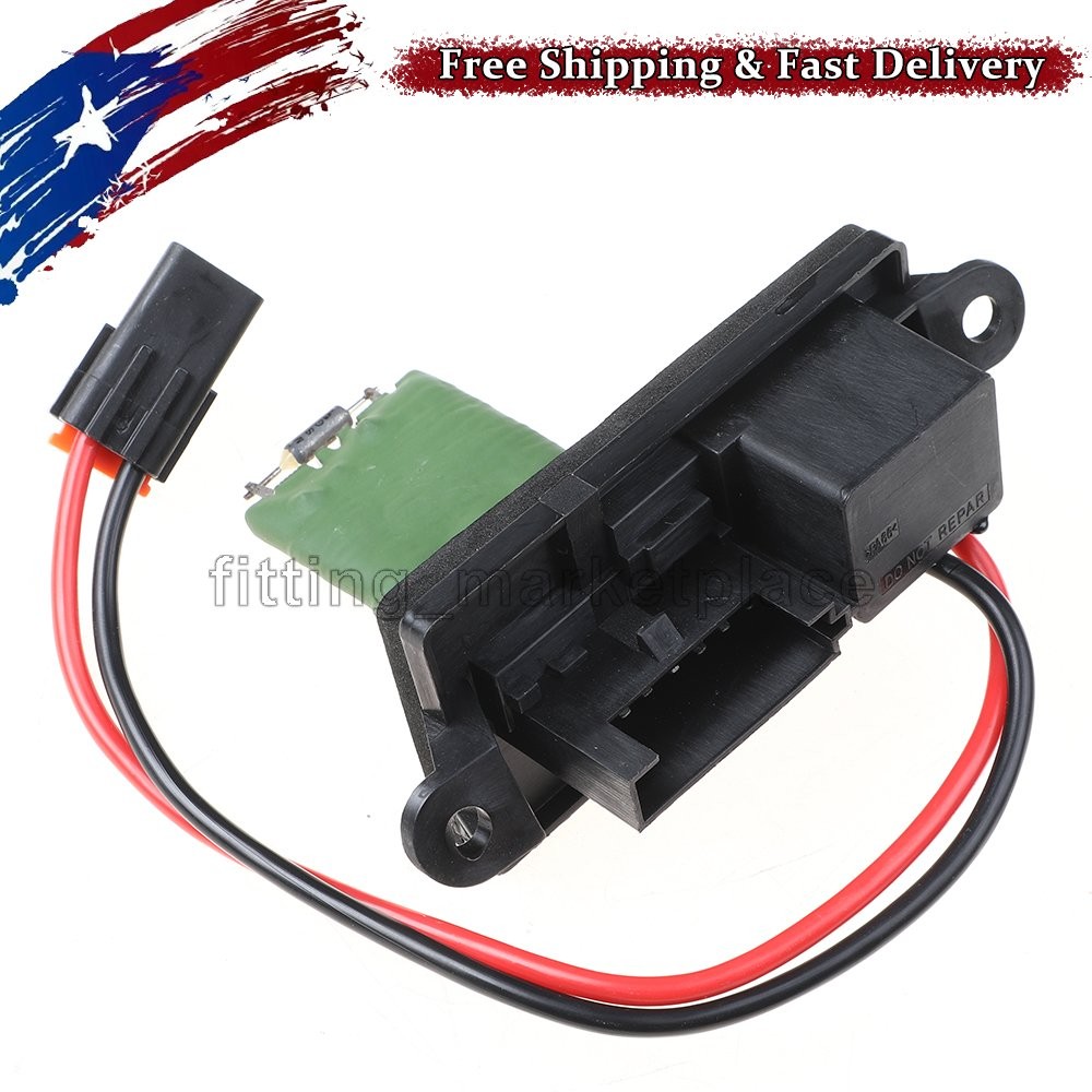 AC Heater Blower Motor Fan Speed Control Resistor For Chevy Silverado 1500 2500