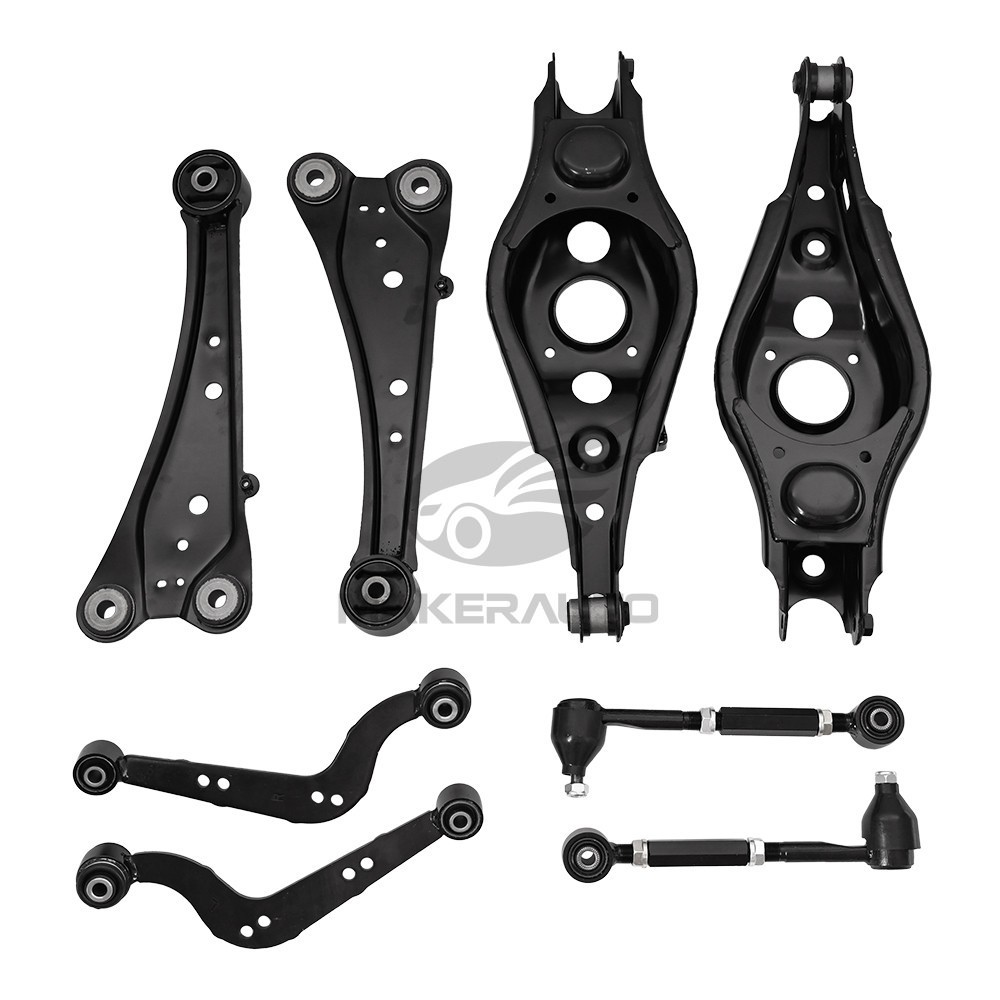 8pcs Rear Lateral &Upper & Lower Rearward Control Arm Set For 06-18 Toyota RAV4