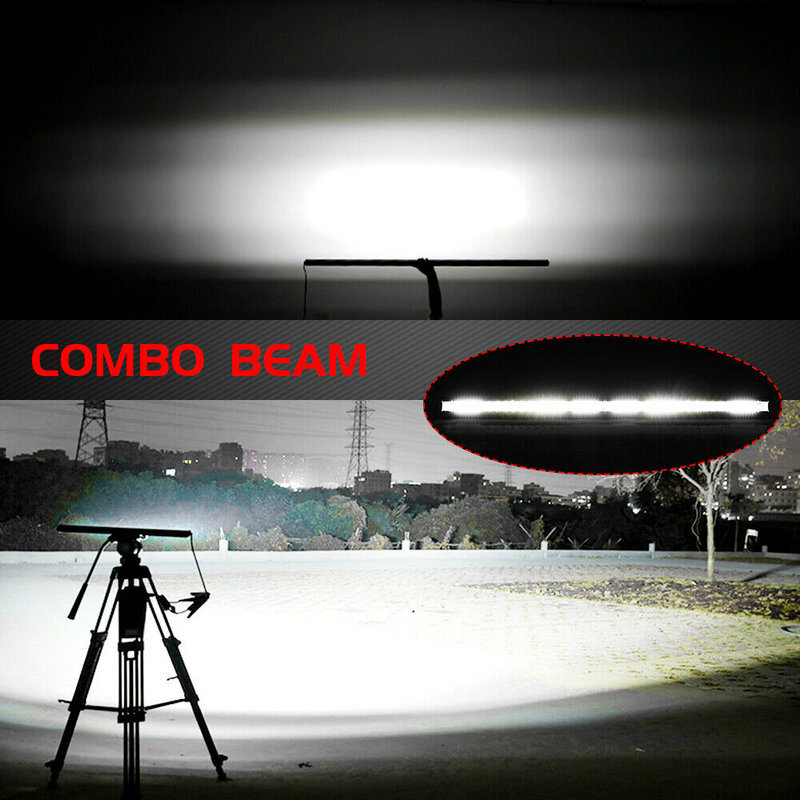 2x 12″inch 450W LED Light Bar Combo+4x 4″in Pods Kit For Jeep For Truck SUV ATV