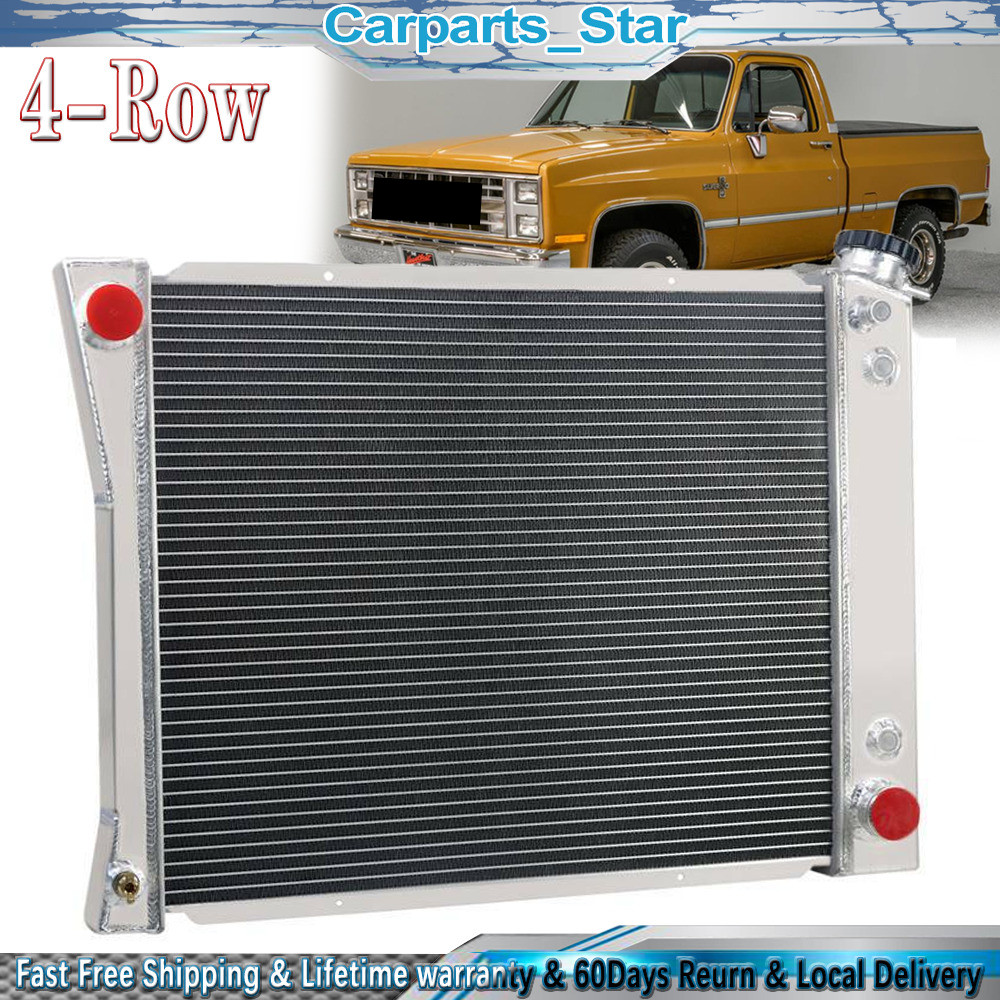 4 Row Radiator For 1985-1993 86 Chevy GMC C/G/K/R/V 10 20 30 1500 2500 Truck Van