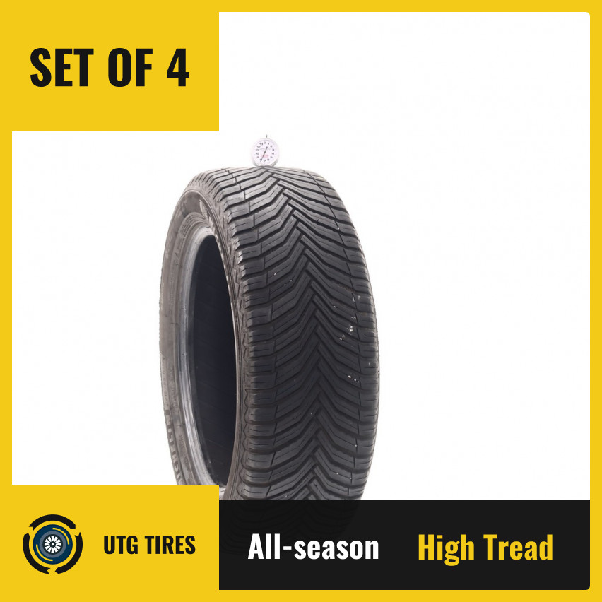 Set of (4) Used 215/55R17 Michelin CrossClimate 2 94V – 8-9/32
