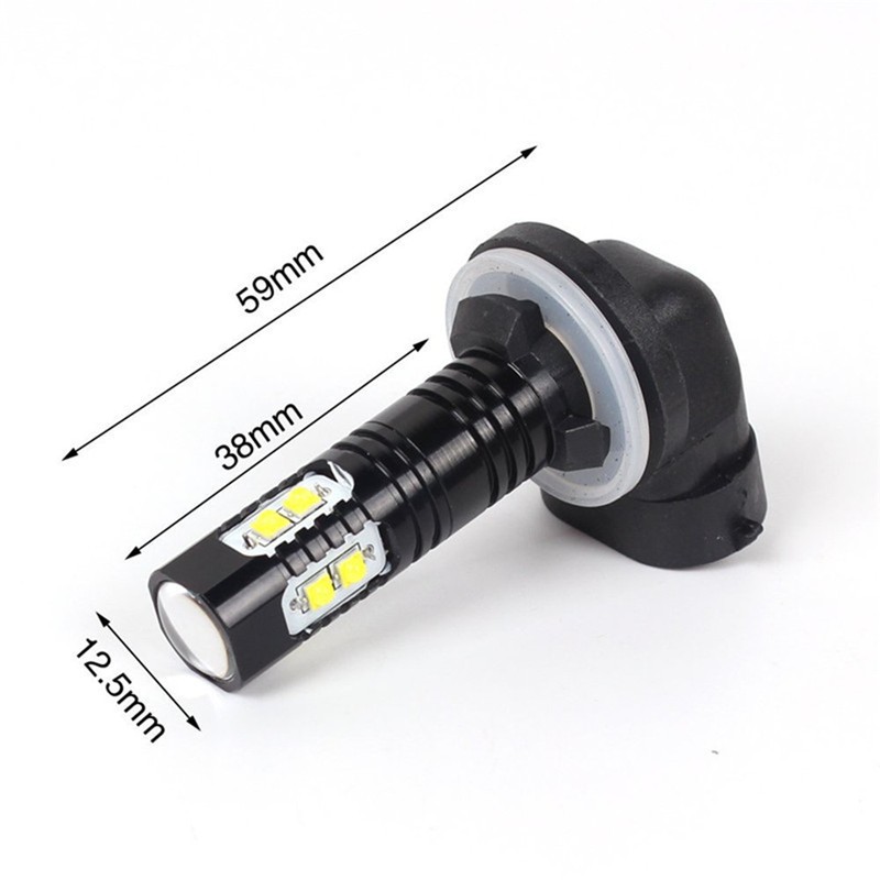 2x 100W 881 889 8000K Super Ice White High Power LED Fog Driving Lights Bulbs