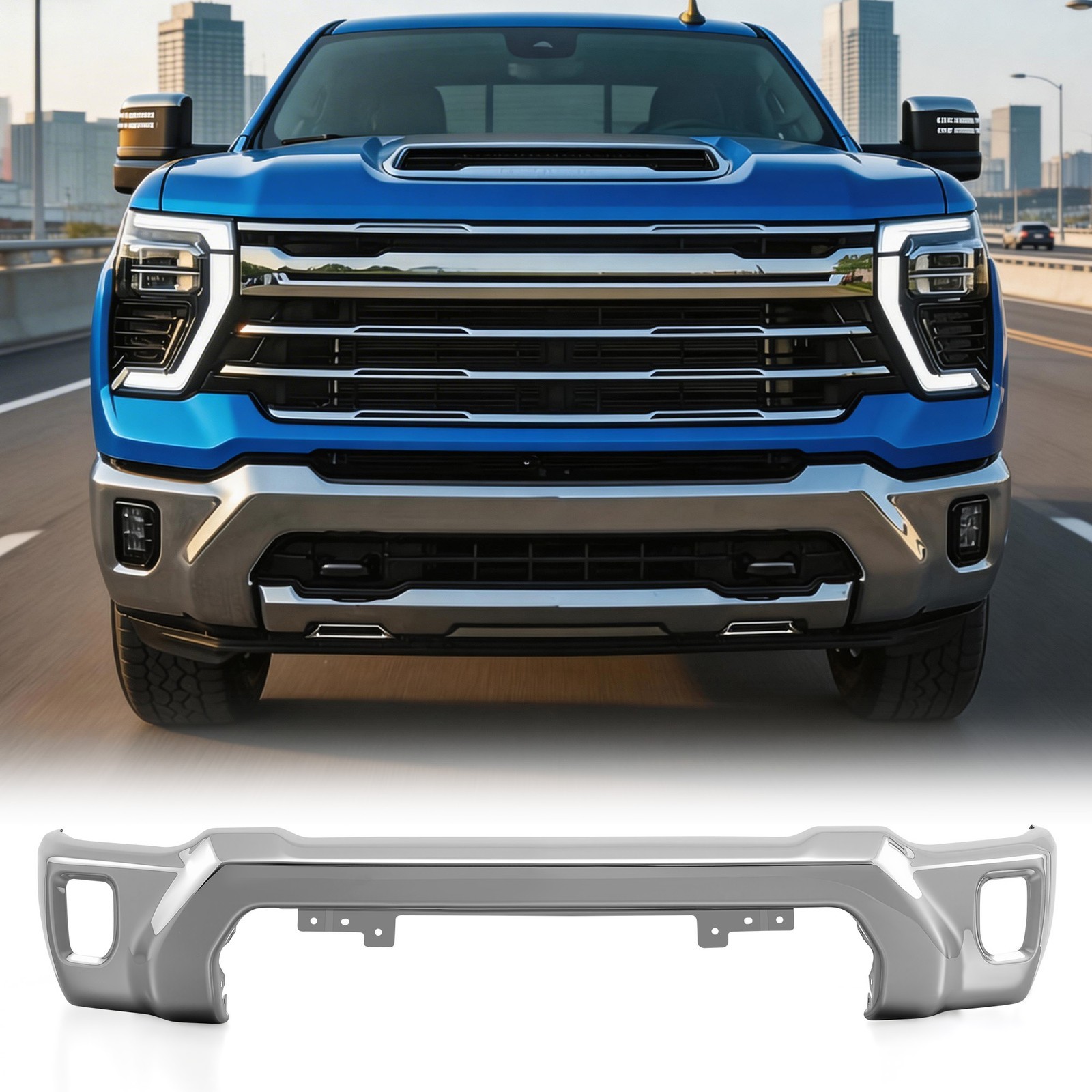 VRC One-Piece Front Bumper For 2024-2026 Chevy Silverado 2500HD / 3500HD