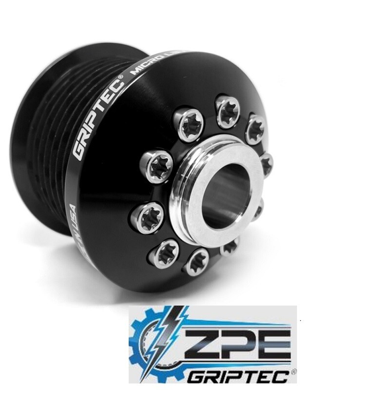 ZPE Griptec 2.30” upper supercharger pulley and hub kit for GM 6.2 LT4 gen 5
