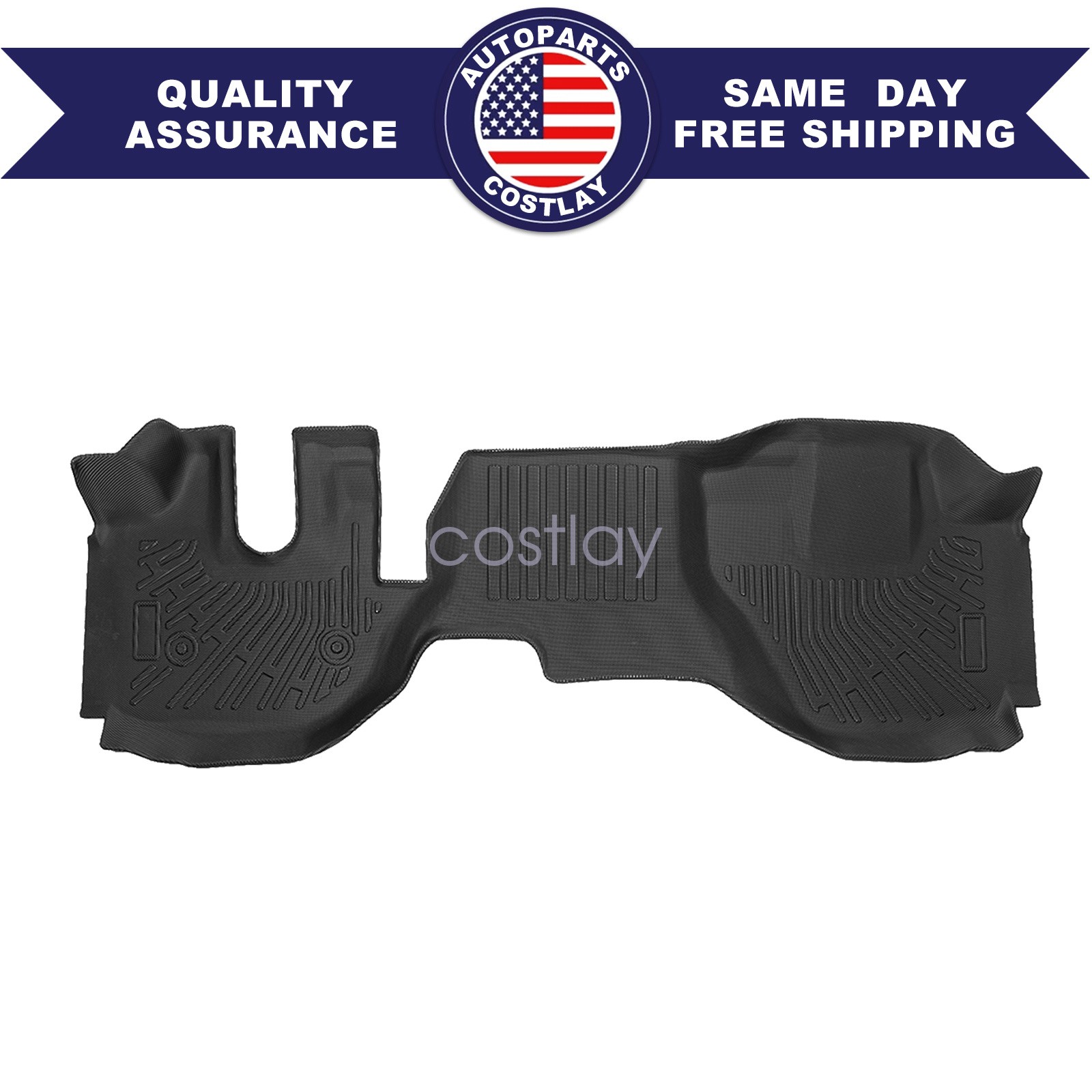 Fits 2016-2024 Isuzu NPR-HD NQR NRR TPE Floor Mats Liners All-Weather Full Set