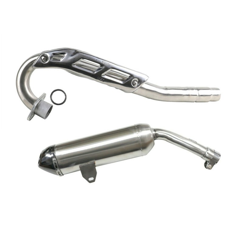 35mm 38mm Exhaust Pipe Muffler Assembly for Apollo 125cc 140cc 250cc Pit Bike