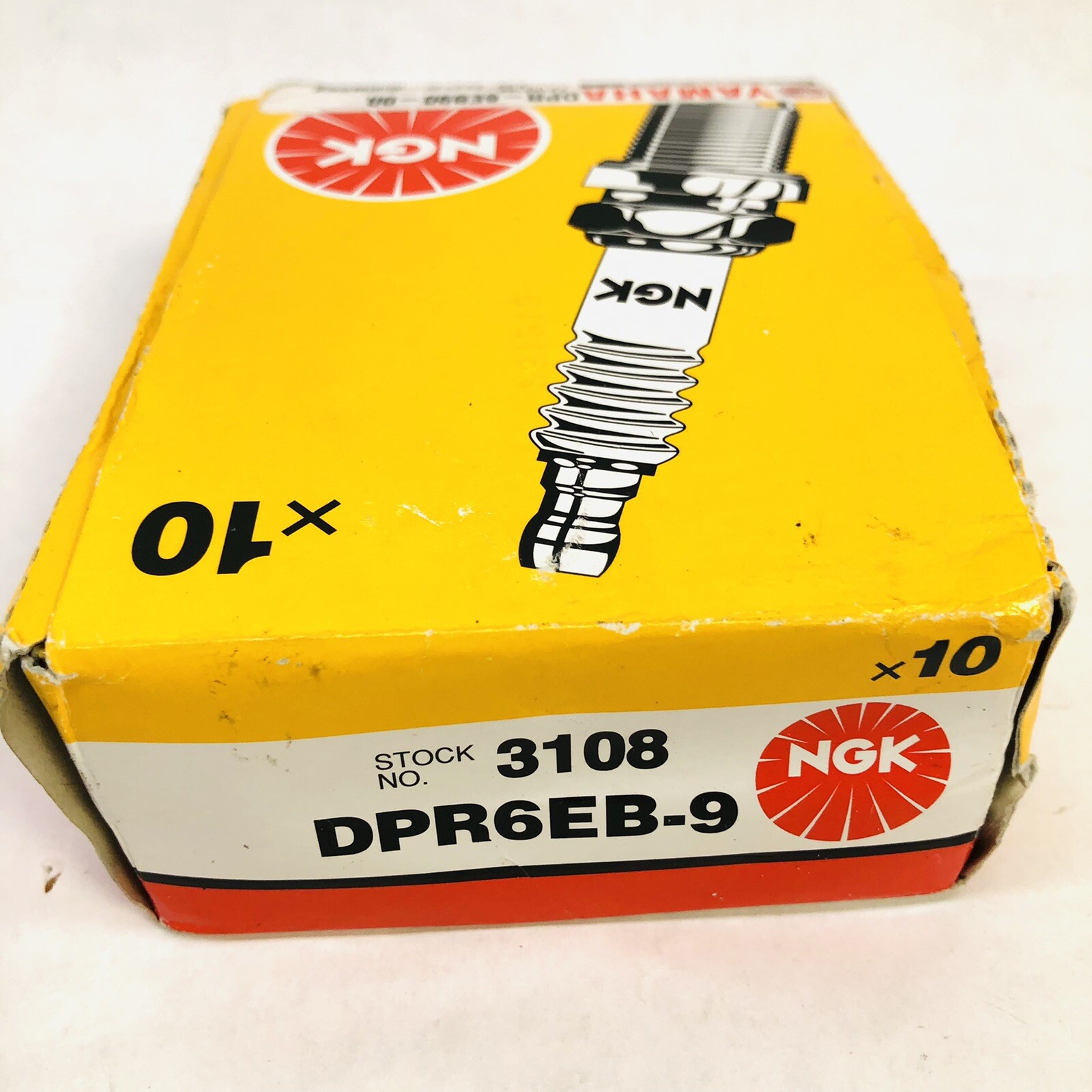 LOT OF 10 NGK # DPR6EB-9 3108 NICKEL CORE TIP SPARK PLUG