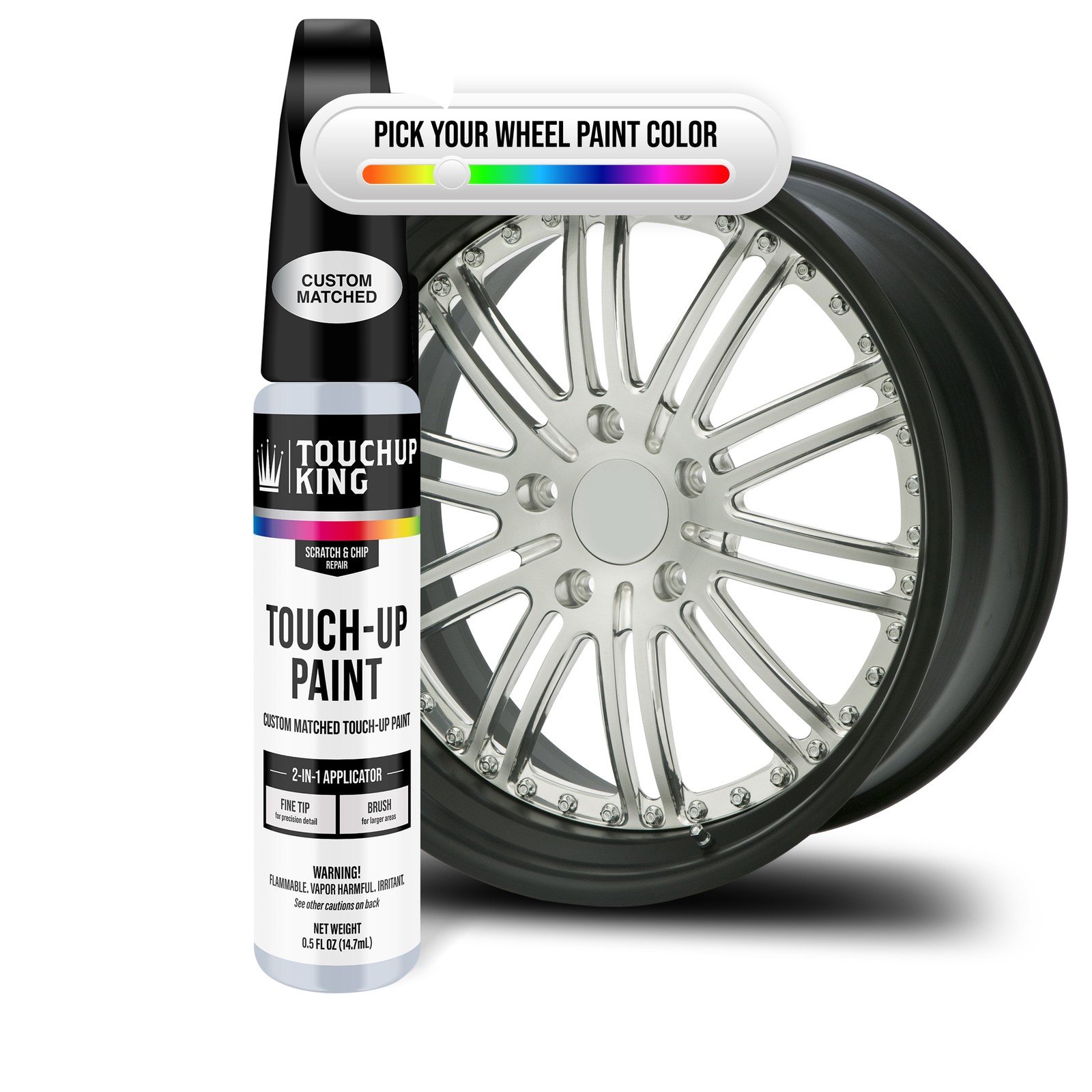 Wheel Paint Pen For Point Eight GRAY METALLIC W2823C