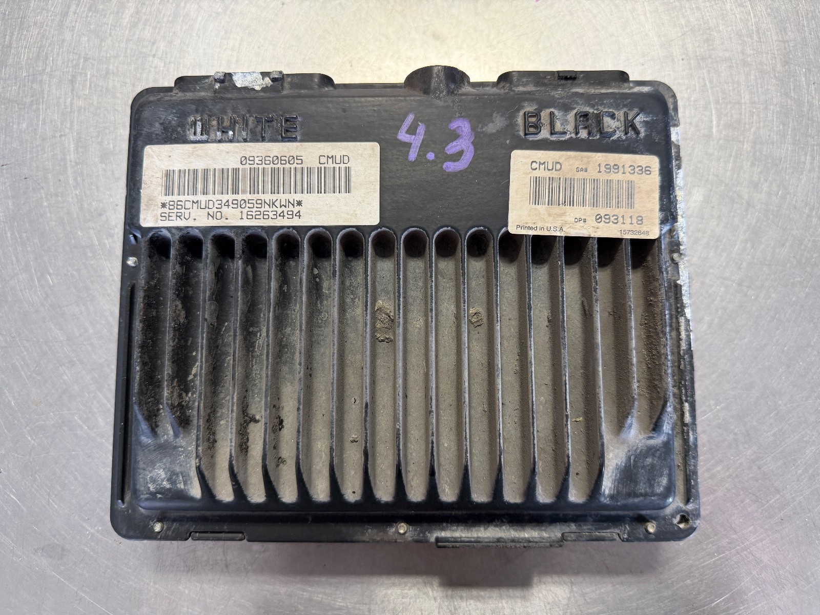 1998-1999 Chevy GM Engine Control Module 09360605 CMUD/16263494