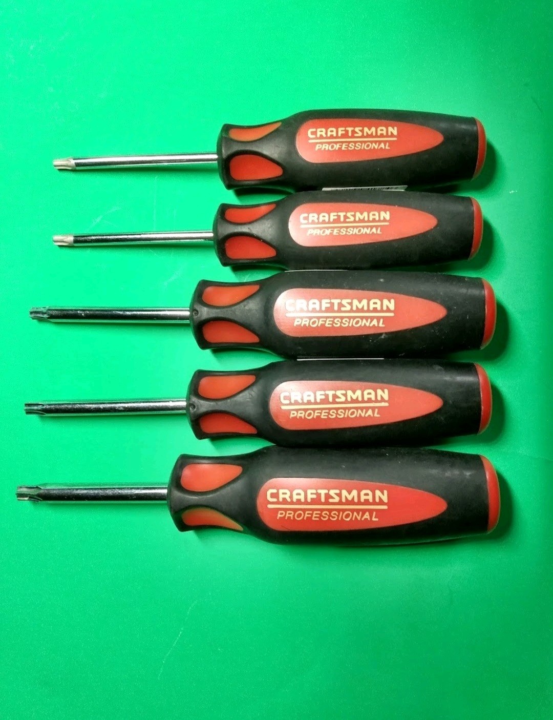 USA CRAFTSMAN PROFESSIONAL: Cushion Grip STUBBY TORX SET T40, T30, T27, T25, T20