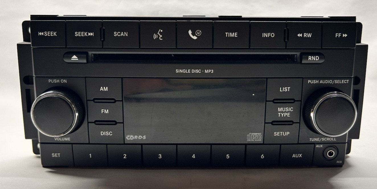 2008 DODGE GRAND CARAVAN RADIO STEREO CD PLAYER RECIEVER AM/FM OEM