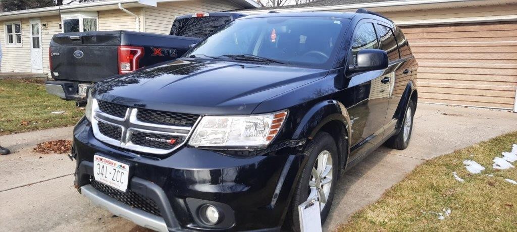 Used Right Door Mirror fits: 2015 Dodge Journey Power manual folding heated pain