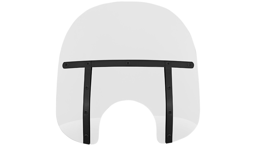 Memphis Shades MEB3120 Memphis Fats Windshield (7in. Cutout) – 15in. – Night Sha