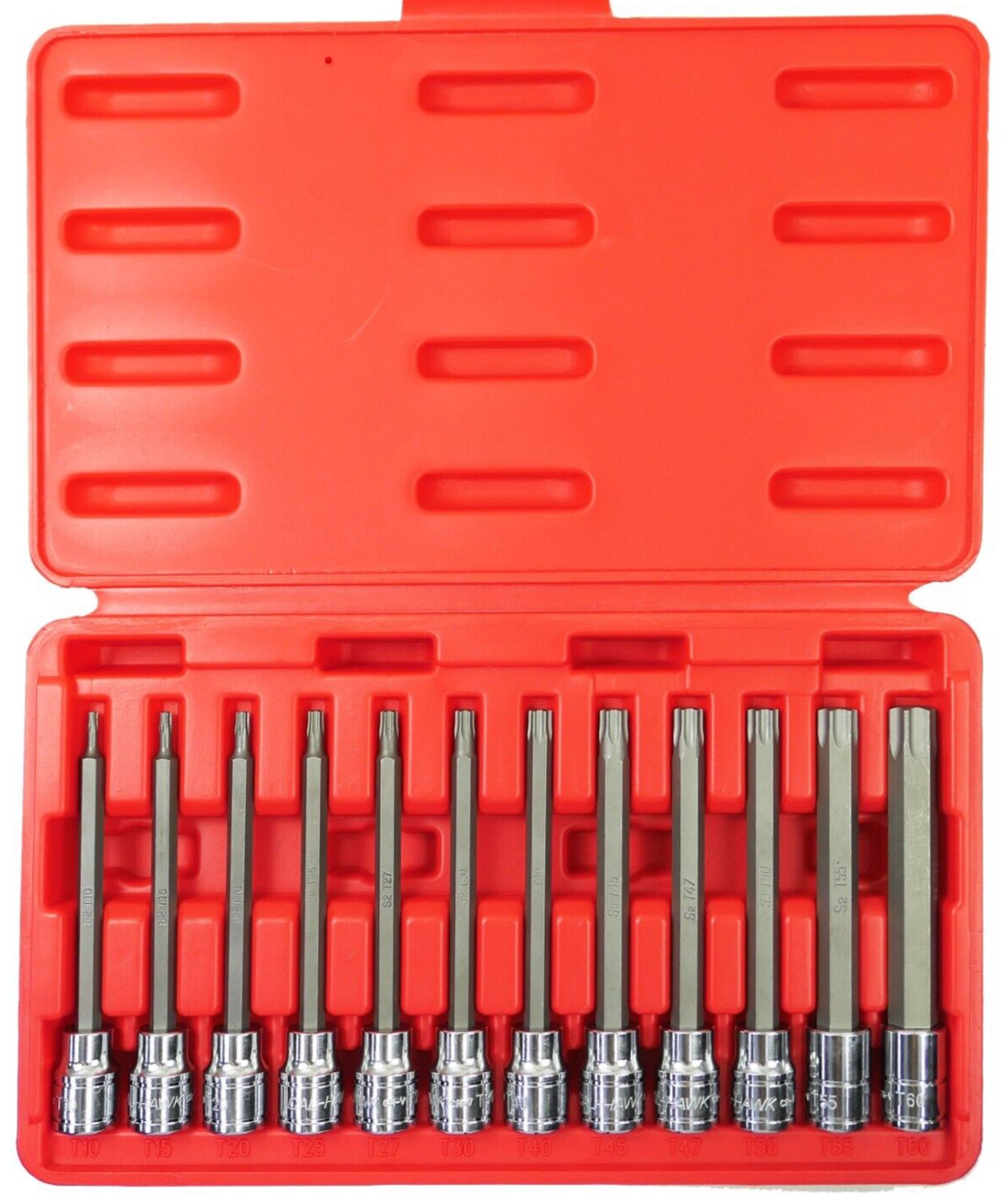 12 PC 3/8″ DR CR-V/S-2 Material LONG Extension STAR BIT SOCKET SET ( T10 to T60)