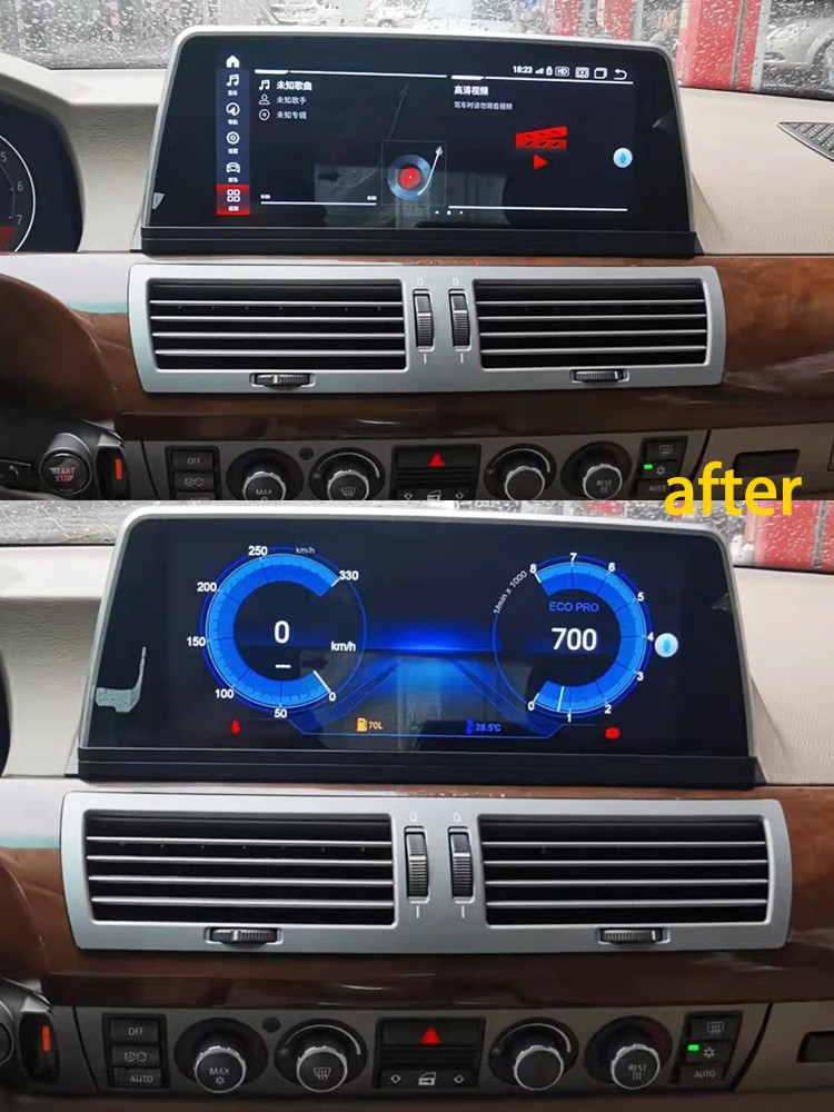 Android 14.0 GPS Navigation 10.25″ Carplay For BMW 7 Series E65/E66 2005-2008