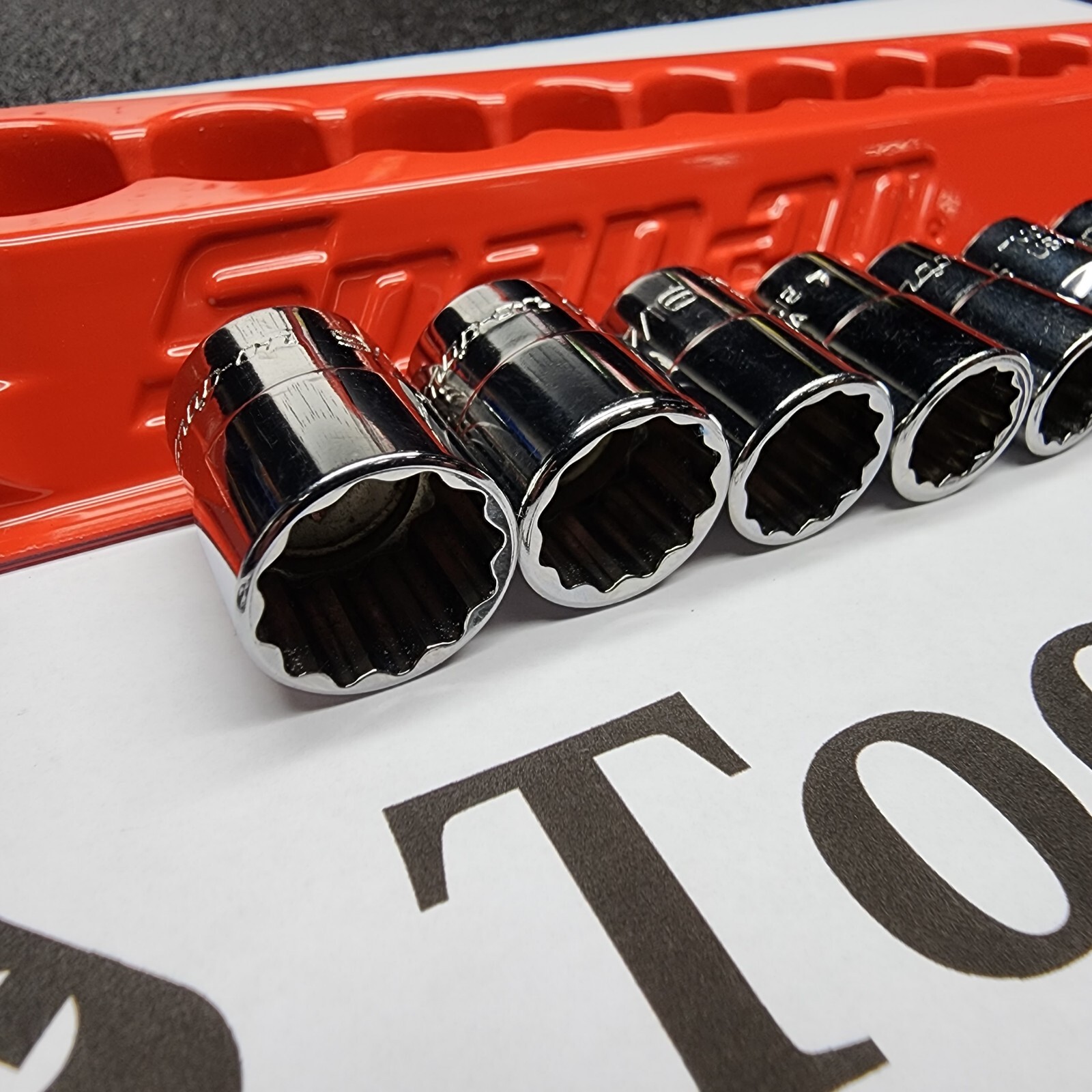 Snap-on Tools USA NEW 10pc 1/4″ Drive SAE 12-POINT Shallow Socket Set 110TMDY