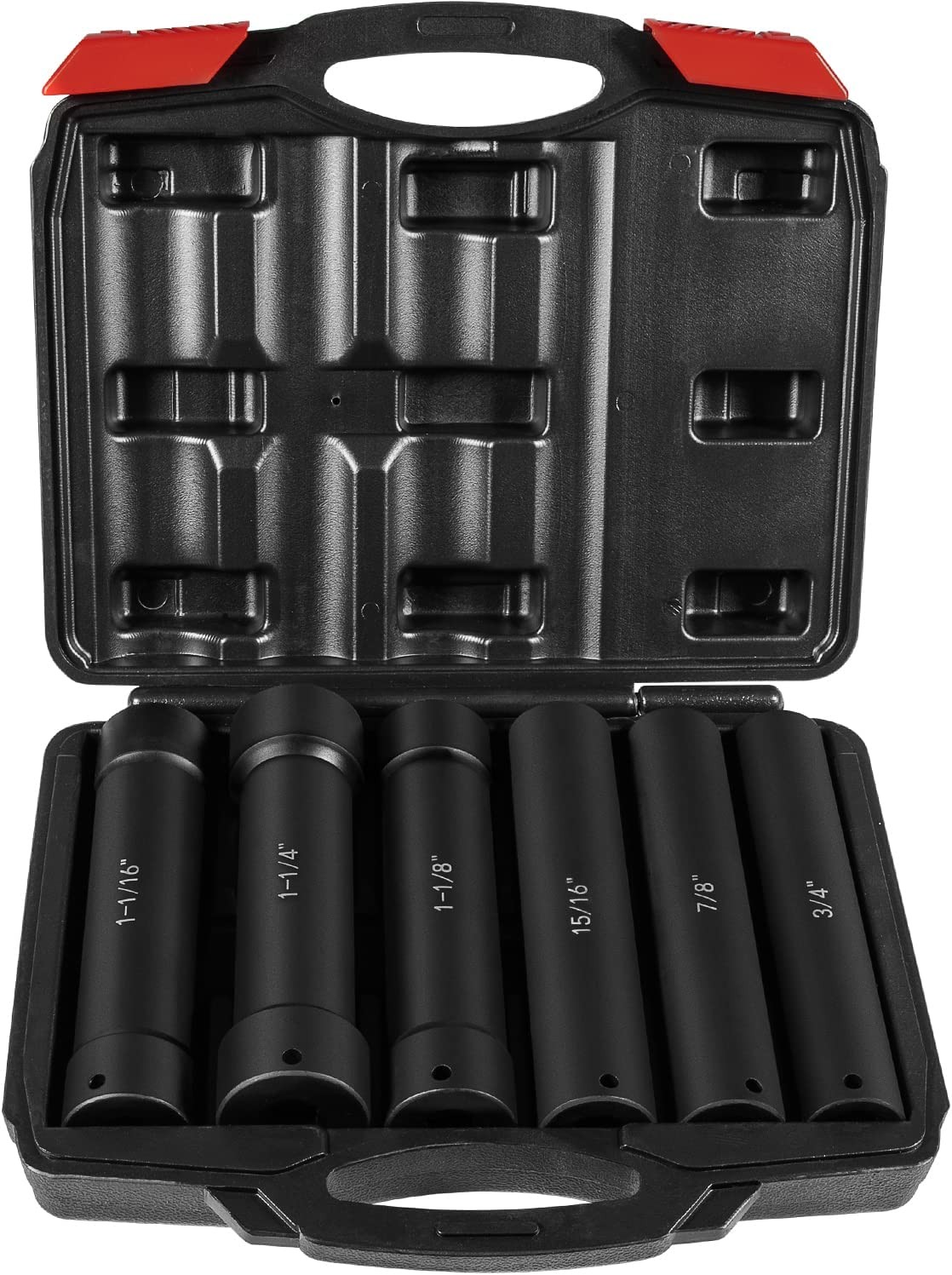 1/2″ Drive HeavyDuty Extended Length Sockets Extra-Deep Length Impact Socket Set