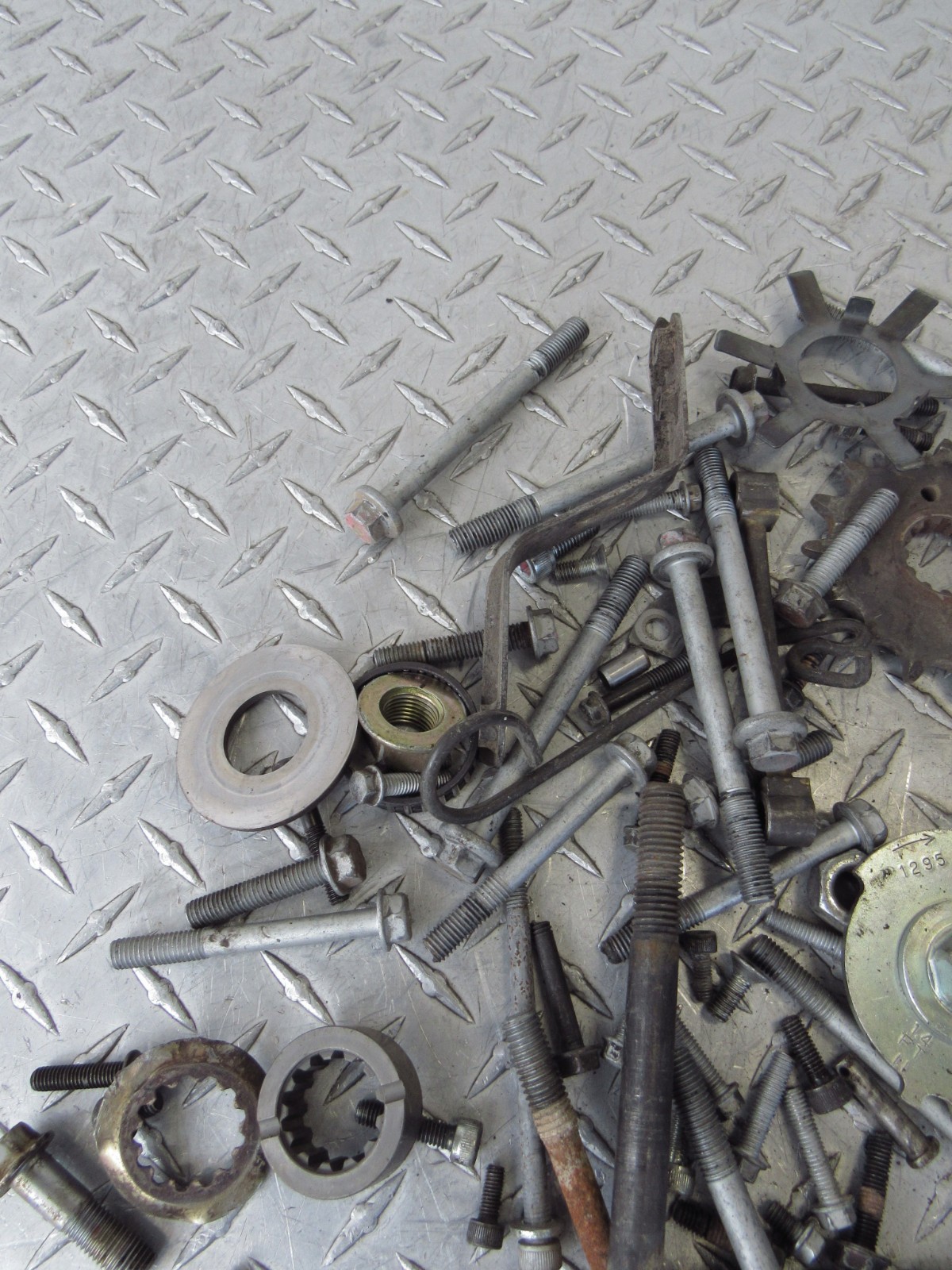 2000 00 KAWASAKI ZX750P ZX 750P ZX7R NINJA ENGINE MISC BOLTS LOT