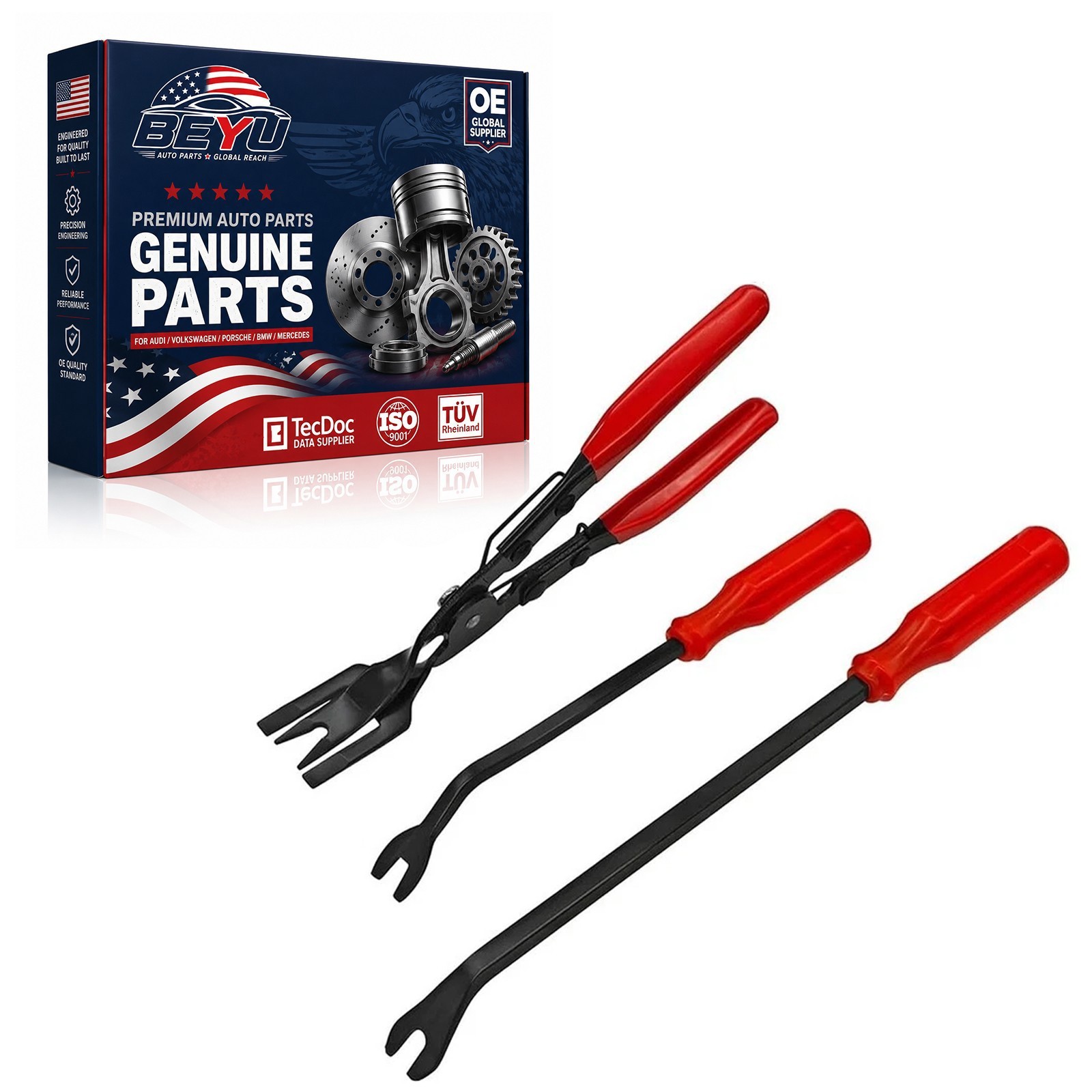 3X Trim Removal Pliers Trim Clip Removal Tool Pliers Tool Fastener Rivet Remover
