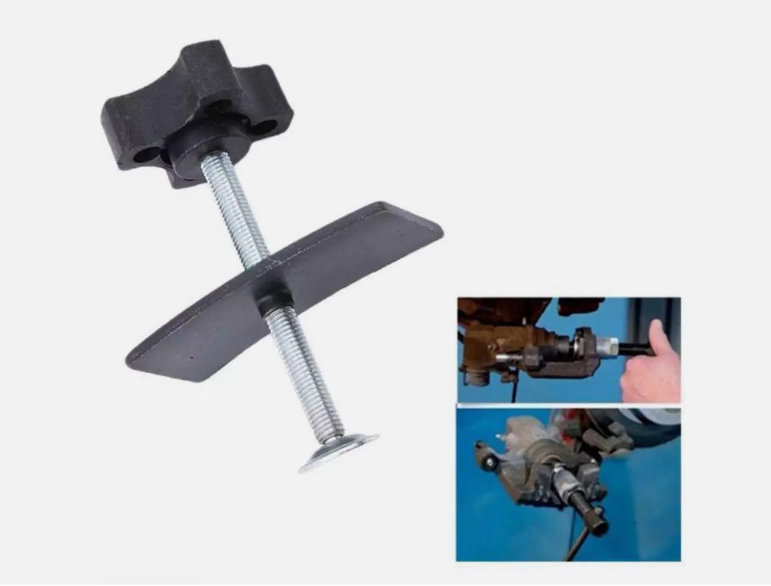 INSTALLATION CALIPER PISTON COMPRESSOR WITH DISC BRAKE PAD SPREADER TOOL