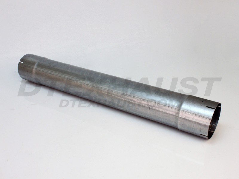 Aluminized Steel Round Muffler Delete Pipe 4″ Inlet, 4″ Outlet, 30″ Length