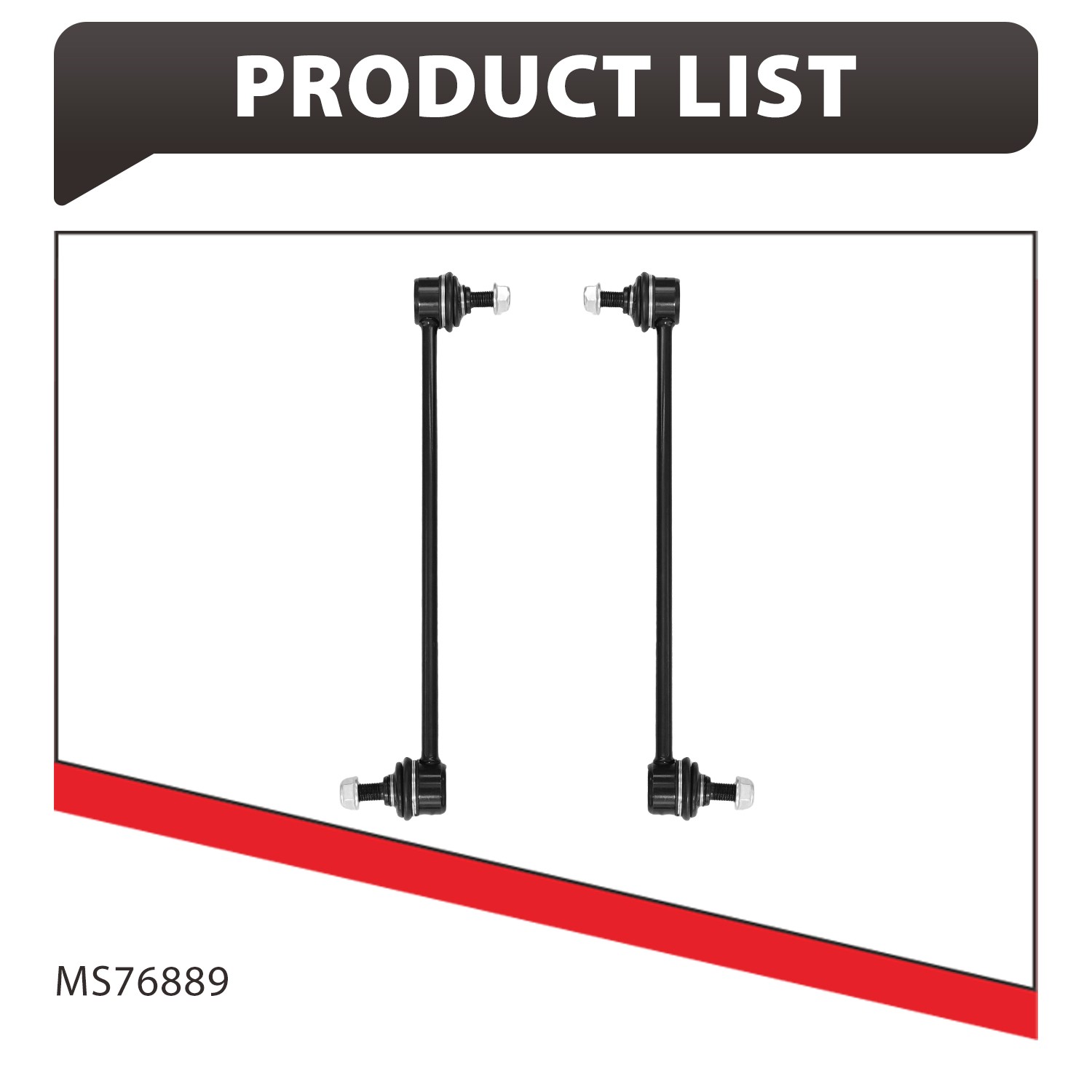 Front Left Right Sway Bar Link Set for 2019-2025 Mazda 3 CX-30 CX-50 MX-30 EV